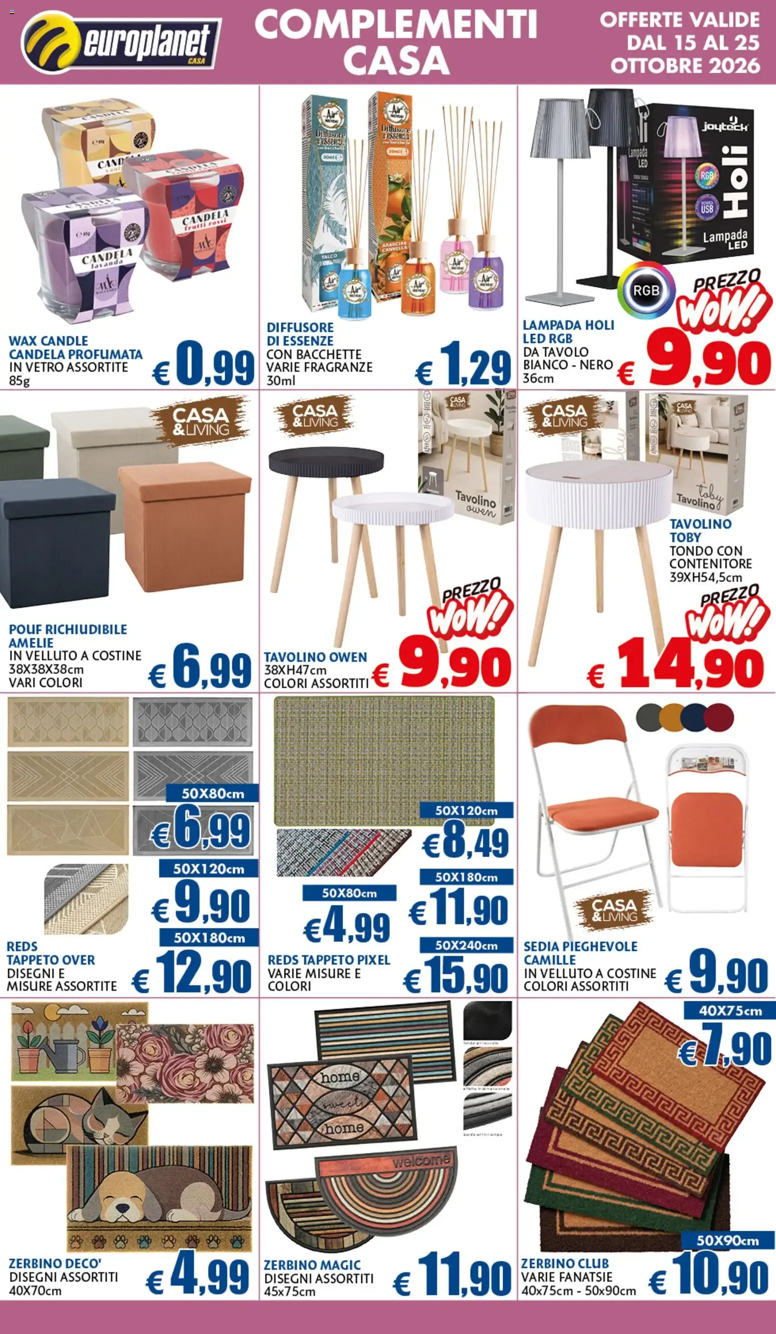 Offerte Europlanet Casa da 15 ottobre a 25 ottobre di 2026 - Pagina del volantino 13