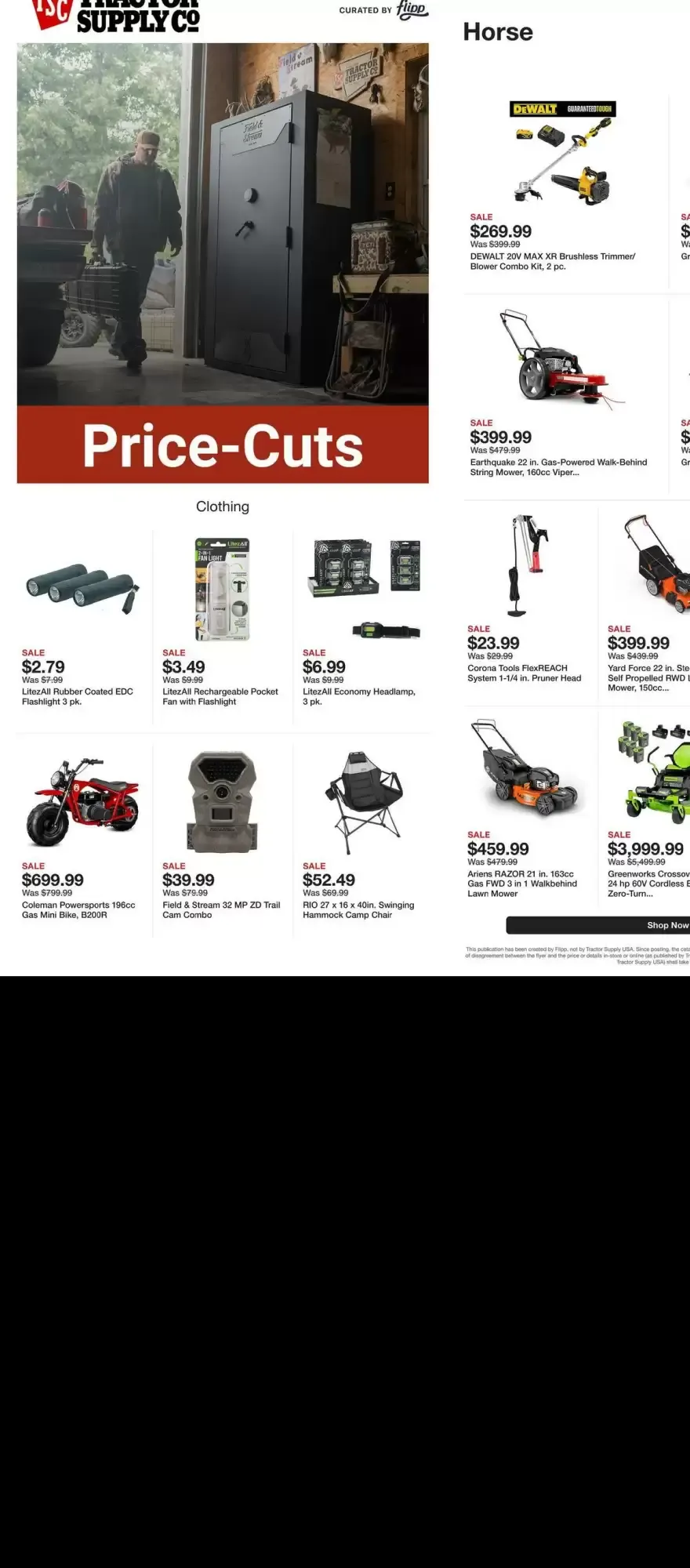 Tractor Supply Co. Price-Cuts