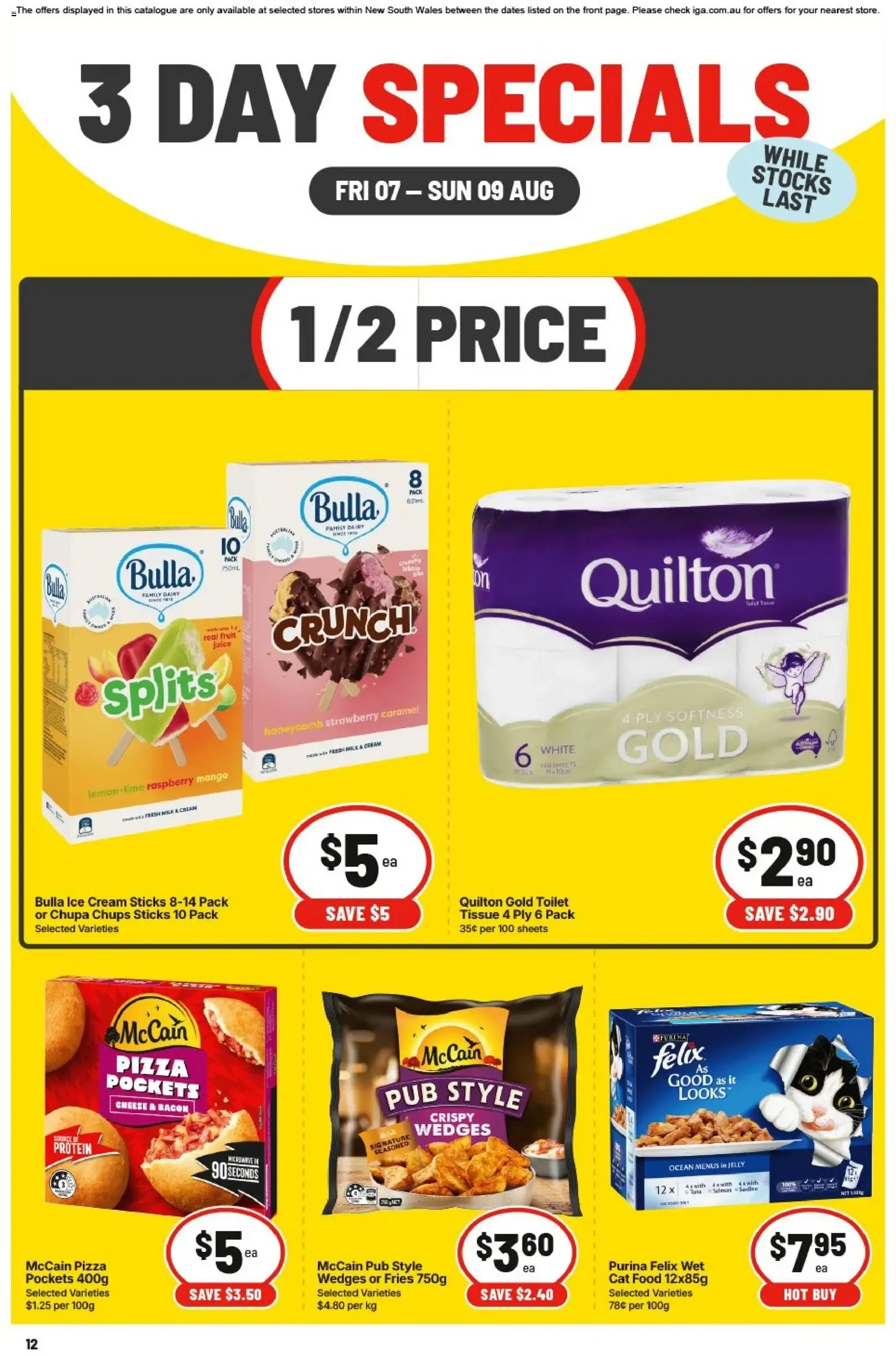 3 DAY SPECIALS - Catalogue valid from 7 August to 9 August 2026 - page 4