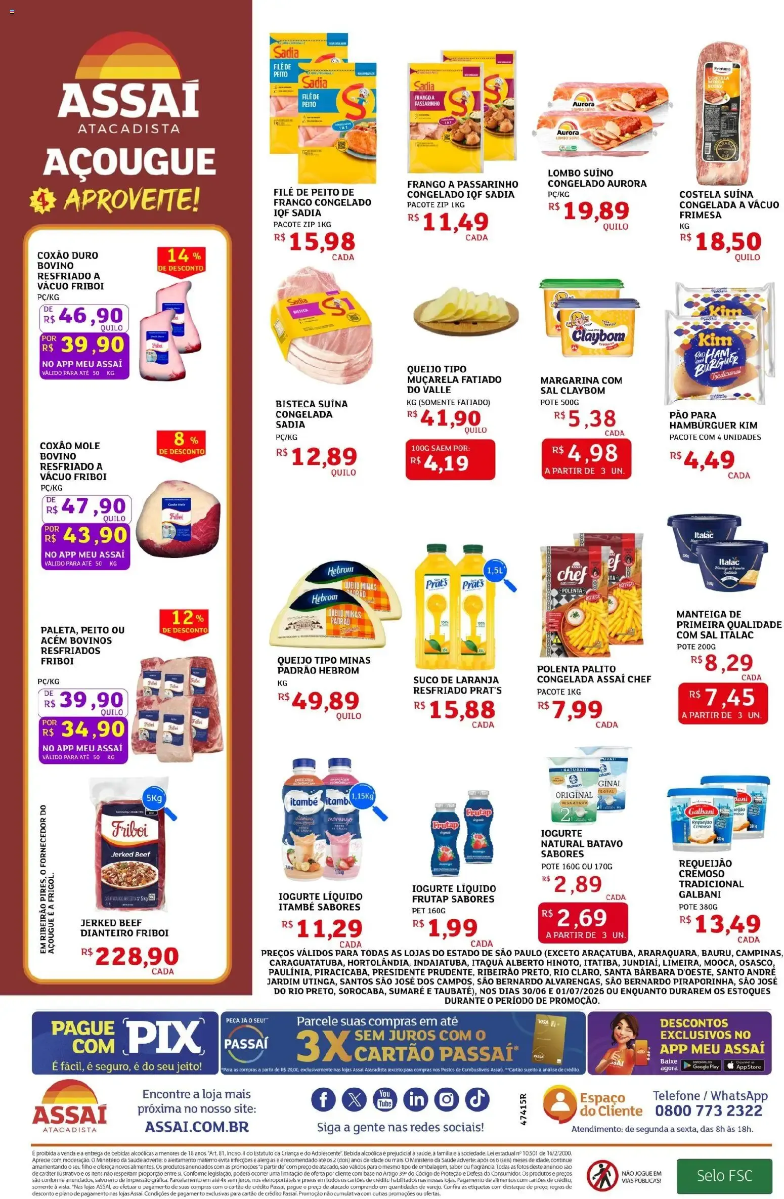 Encarte de Assaí Atacadista ofertas - SP de 30/06/2026 | Promoções Online 30 de junho até 1 de julho 2026 - Pagina 2