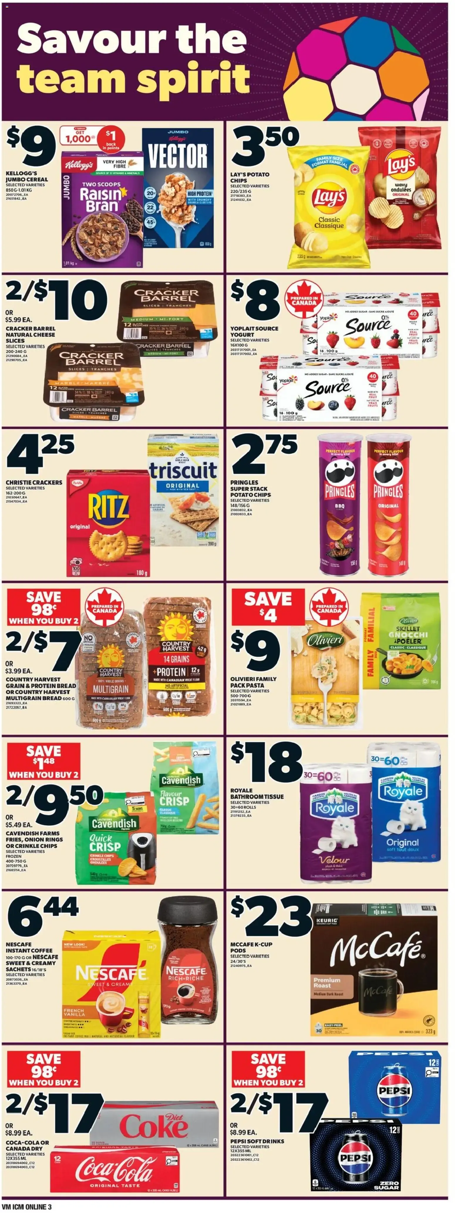 Canada Wins, You Win: Free Chicken Tenders Promo from June 11 to July 19 2026 - flyer page 7