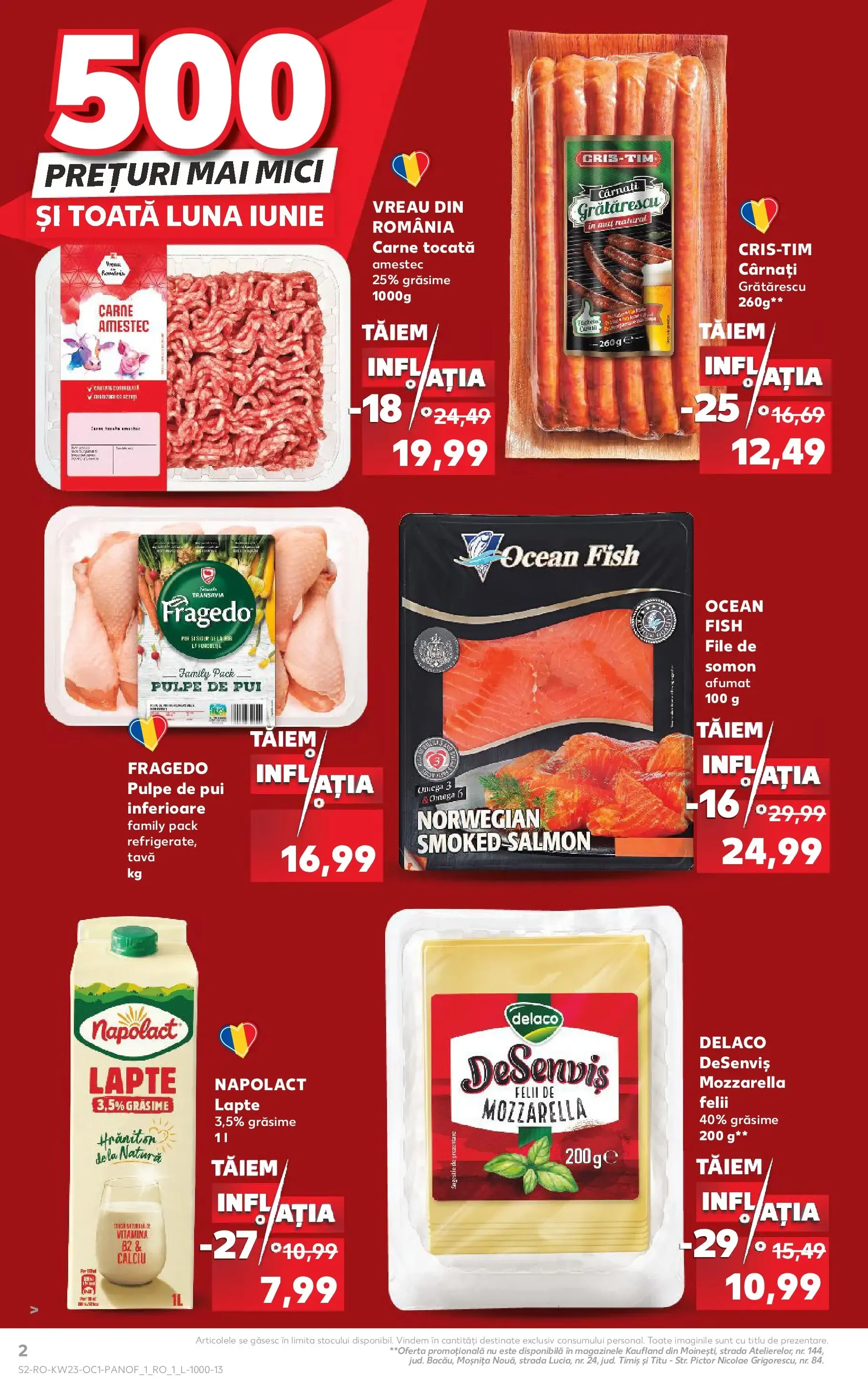 Catalog Kaufland Catalog Tăiem inflația 03.06.2026 - Revista si Oferta de la 3 iunie până la 30 iunie 2026 - Revista Pagina 2