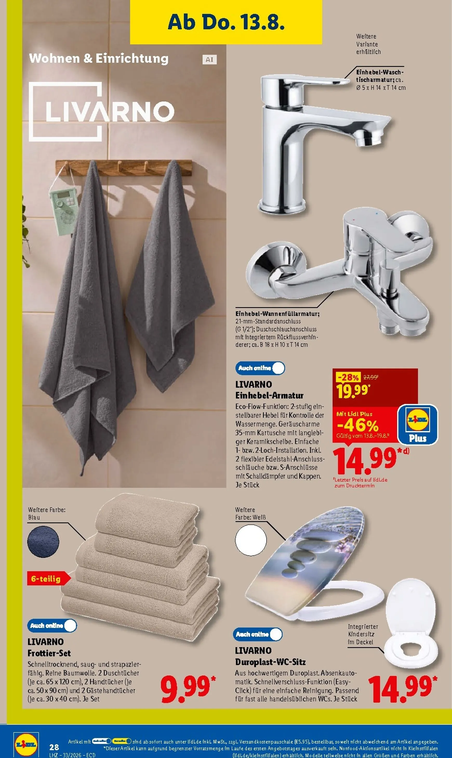 Lidl: Sparen beim Preisführer, Spanische Woche & Sale von 10. August bis 15. August 2026 - Prospekt seite 51