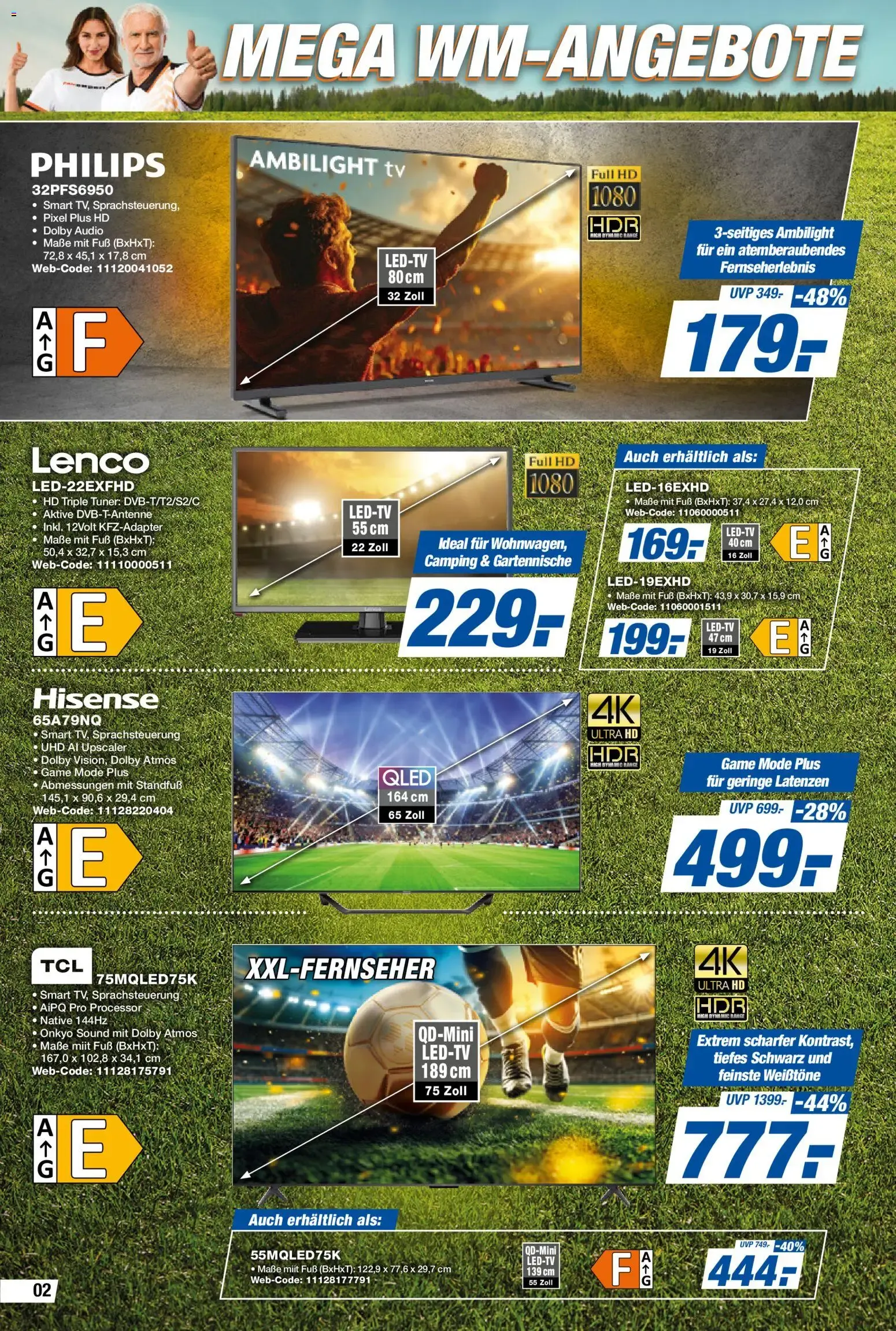 5 VOLL-TREFFER + MEGA WM-ANGEBOTE von 26. Juni bis 2. Juli 2026 - Prospekt seite 2