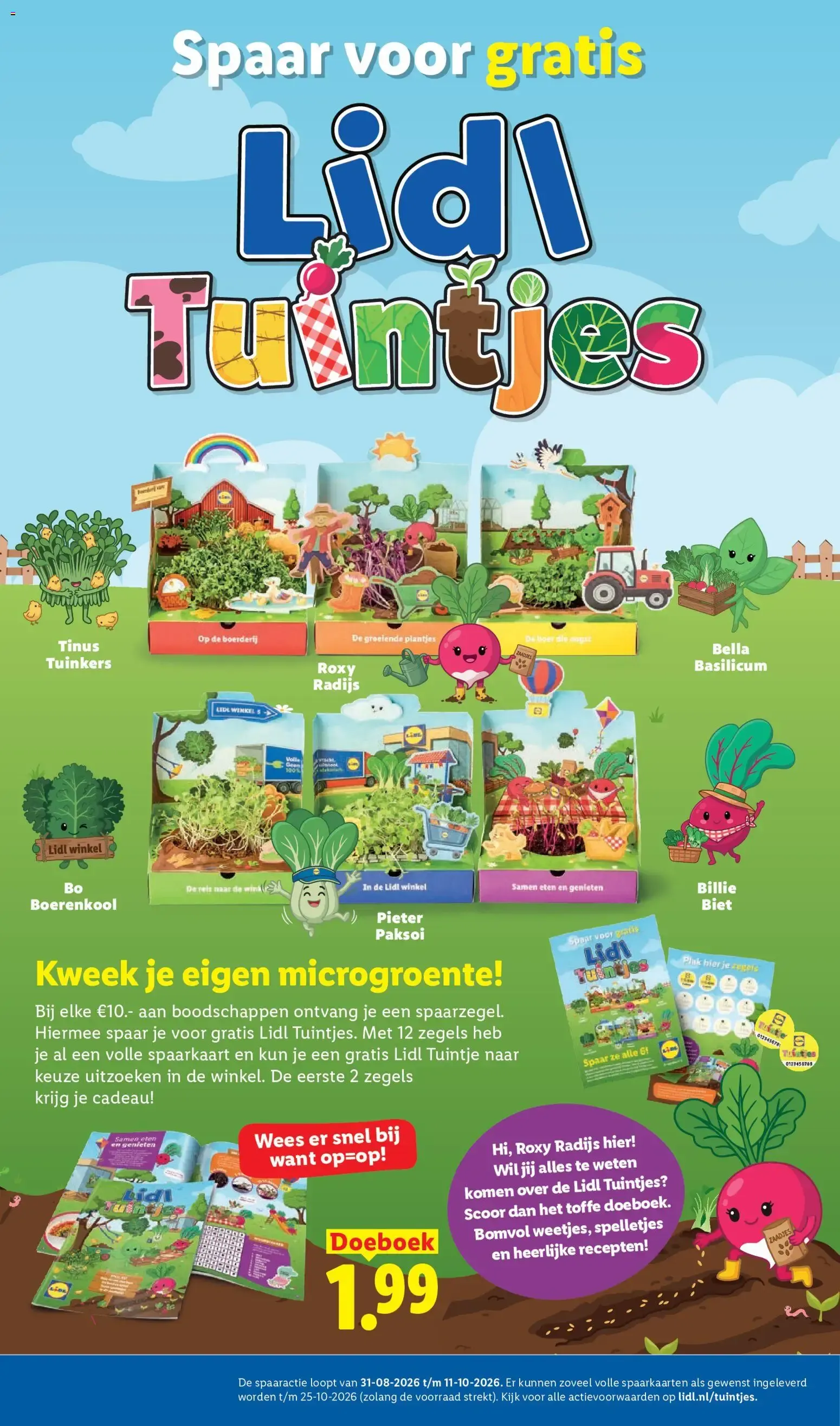 Lidl folder: Spaar voor gratis Lidl Tuintjes van 31 augustus tot 6 september 2026 - Folder pagina 4