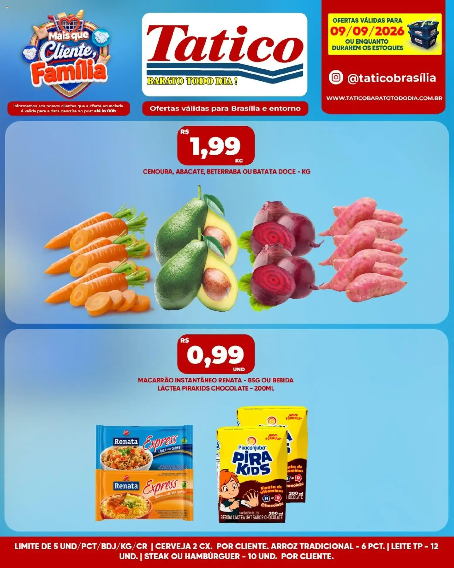 Encarte de Tatico ofertas do Dia de 09/09/2026 | Promoções Online 9 de setembro até 9 de setembro 2026 - Pagina 1