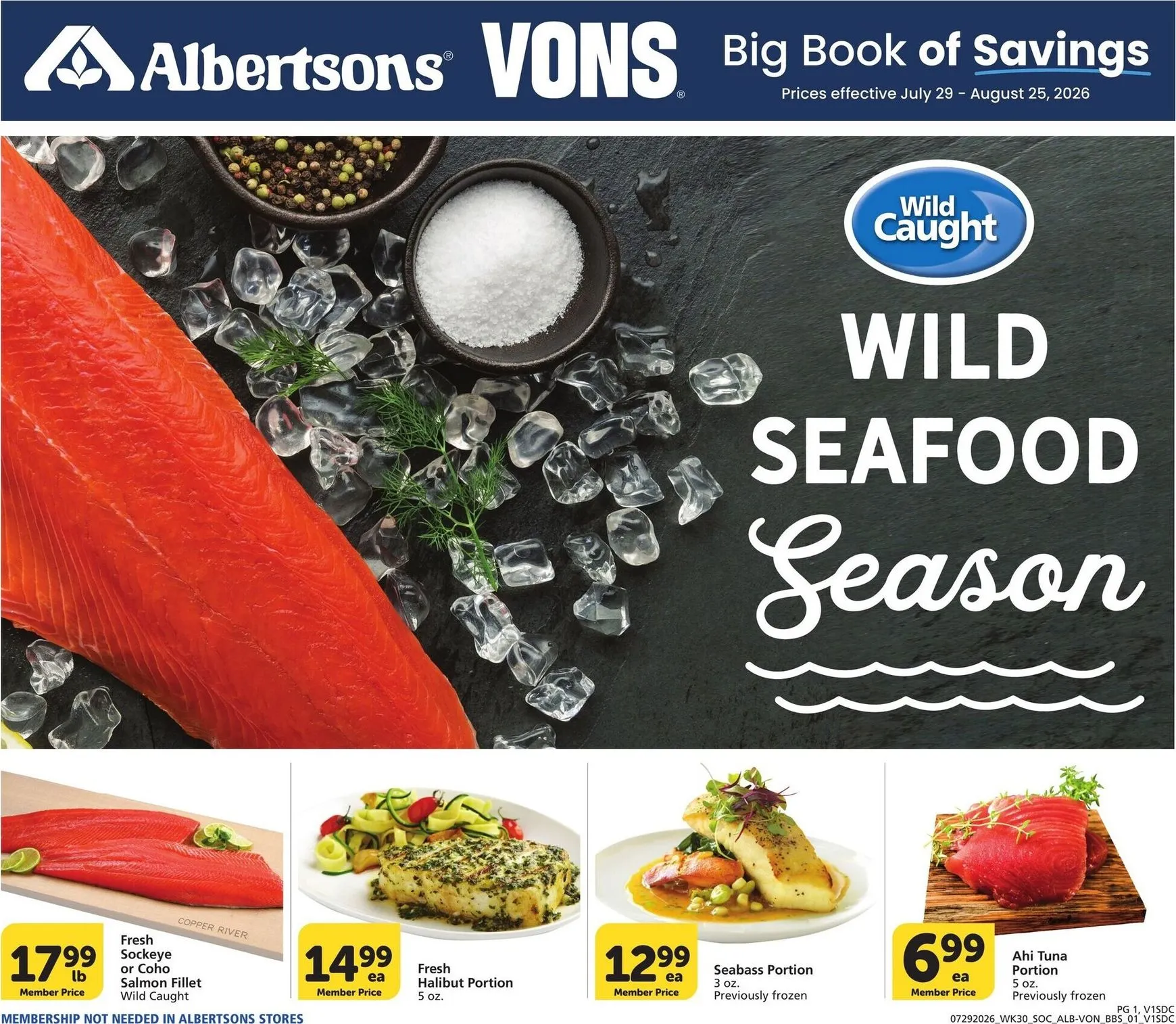 Weekly ad Current Vons - Big Book of Savings leaflet valid from Wednesday 07/29/2026 to Tuesday 08/25/2026 from July 29 to August 25 2026 - Page 1
