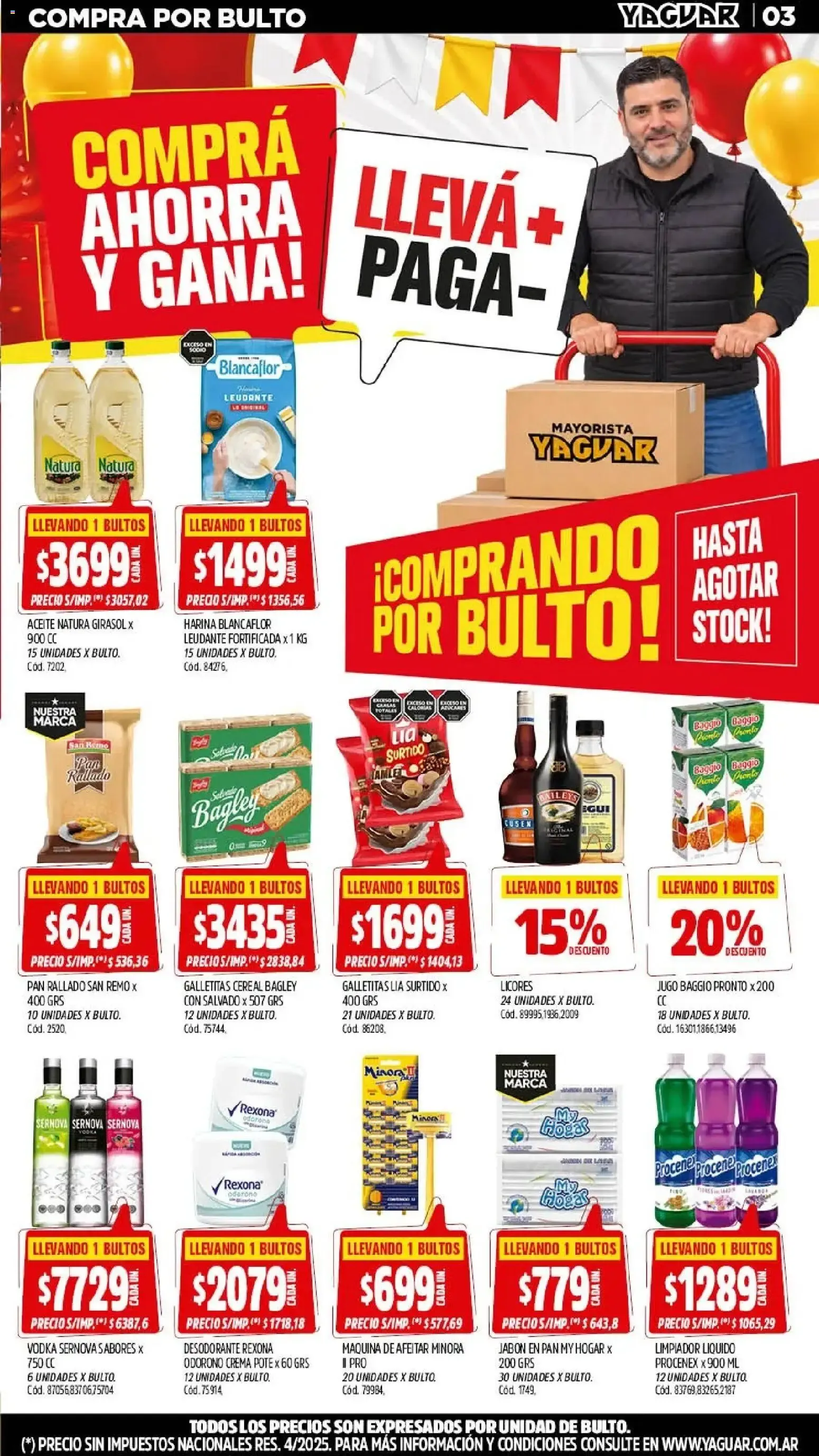 Ofertas de Mayorista Yaguar - El Cumple del Año 38 - Oferta Semanal Salta 5 de octubre al 11 de octubre 2026 - Página 2 del catálogo