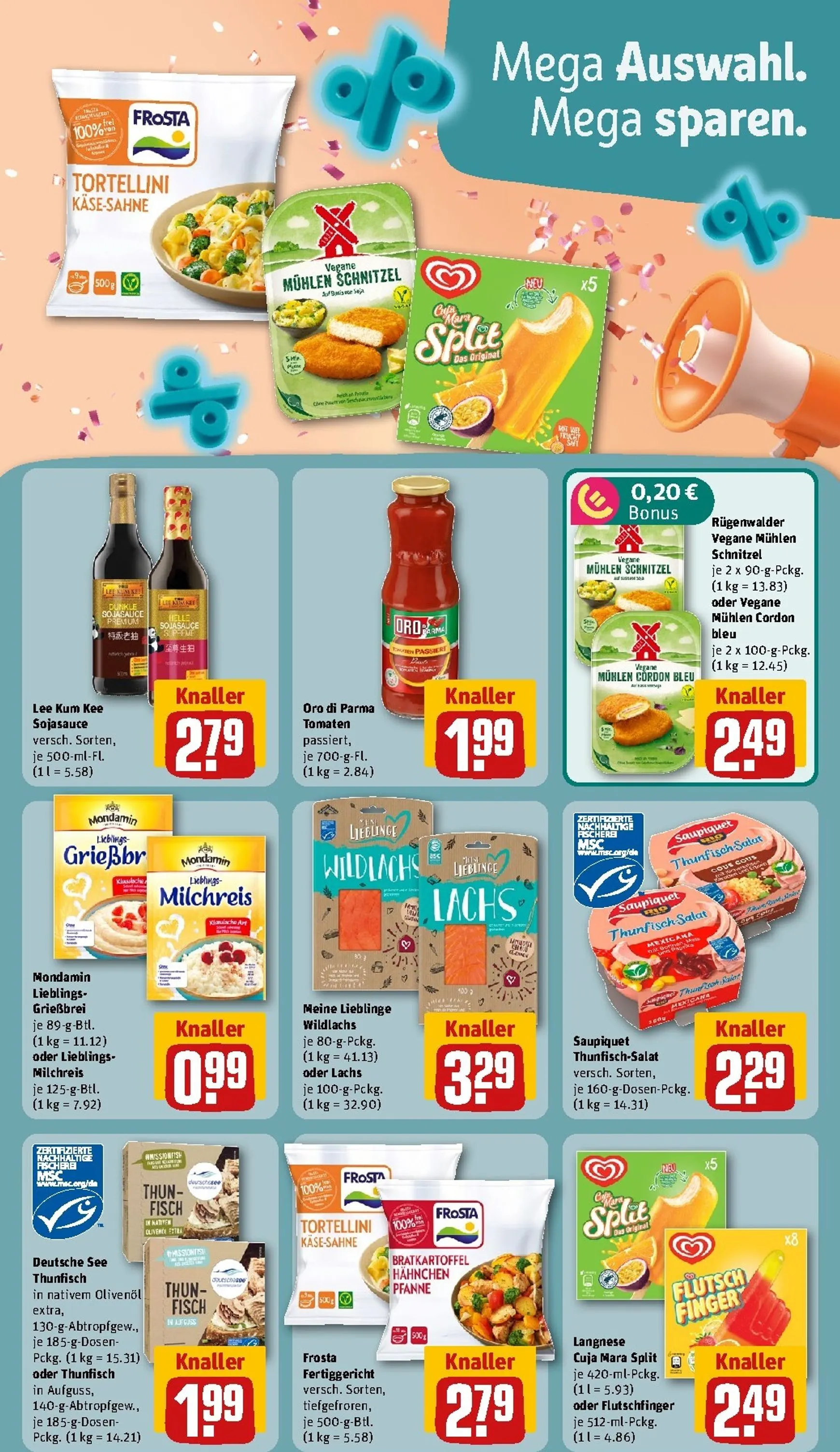 Die REWE Jubelwochen Mega Angebote, mega sparen! von 28. September bis 4. Oktober 2026 - Prospekt seite 5