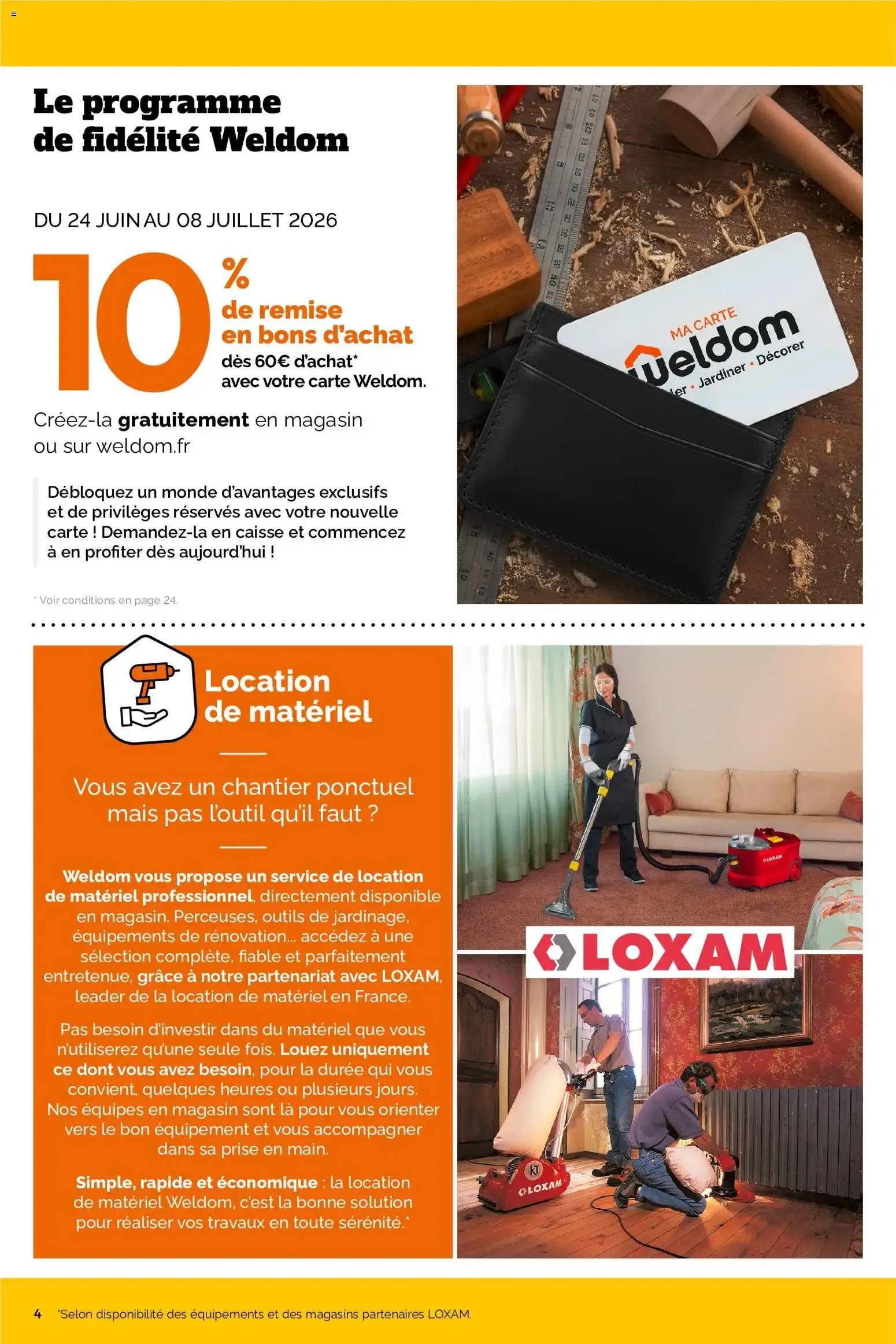 Weldom - Le festival des petits travaux du 24 juin au 21 juillet 2026 - Catalogue page 4
