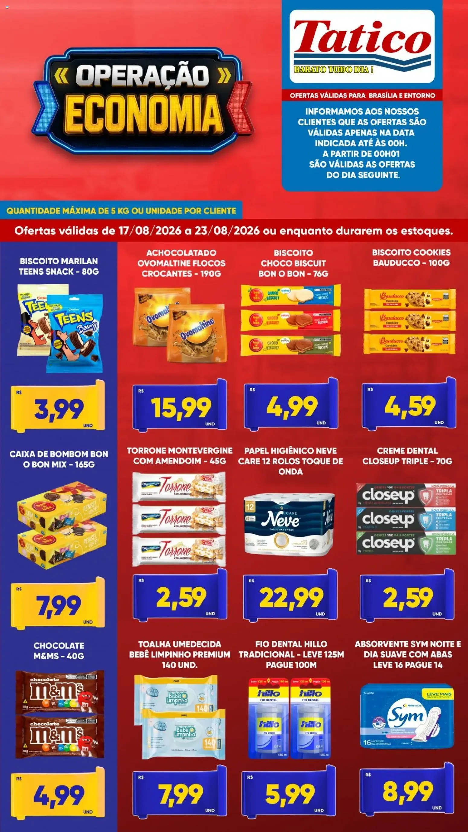 Encarte de Tatico - Operação Economia 17 de agosto até 23 de agosto 2026 - Pagina 5