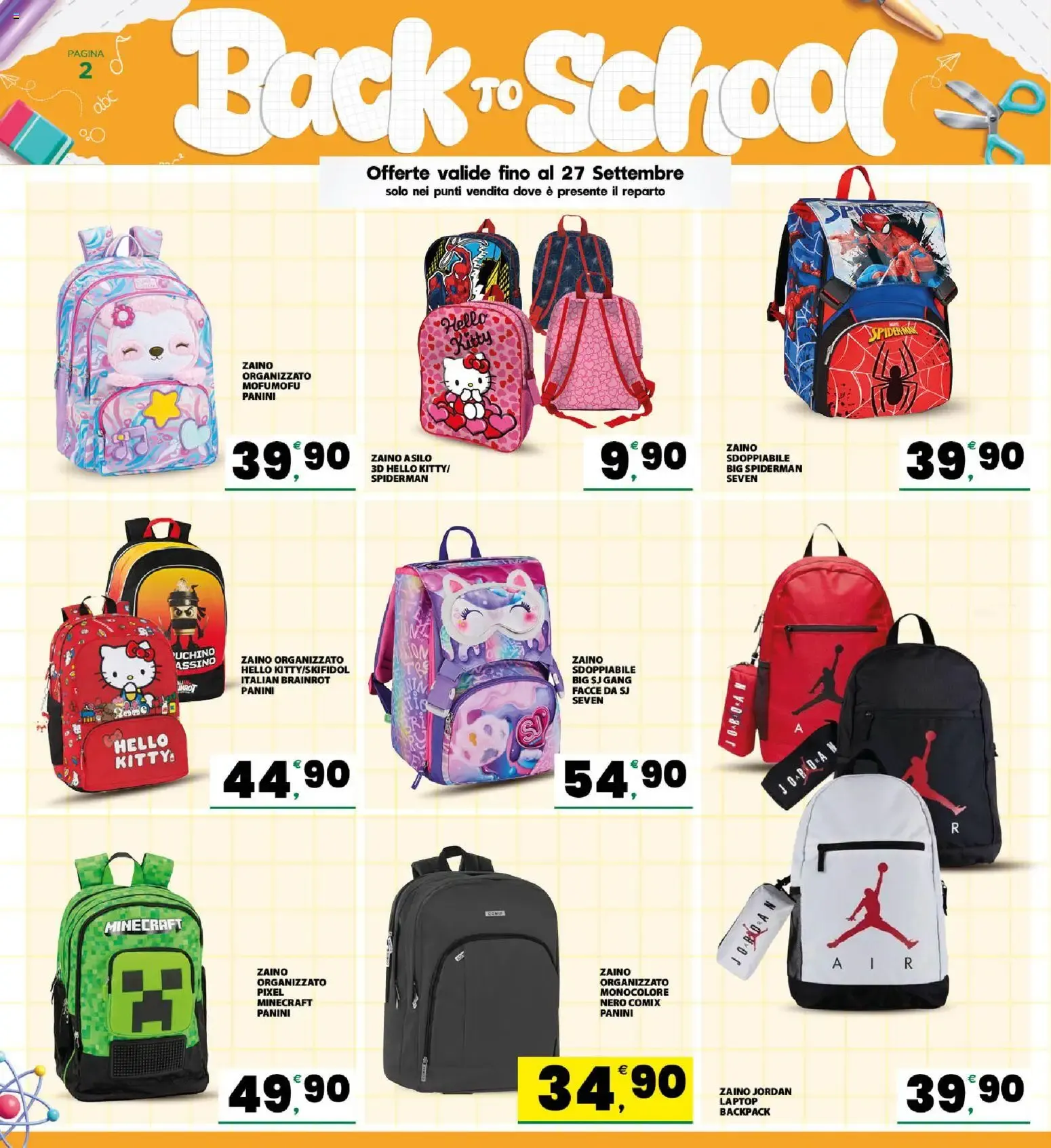 Eurospar Interspar Back To School da 31 agosto a 27 settembre di 2026 - Pagina del volantino 2