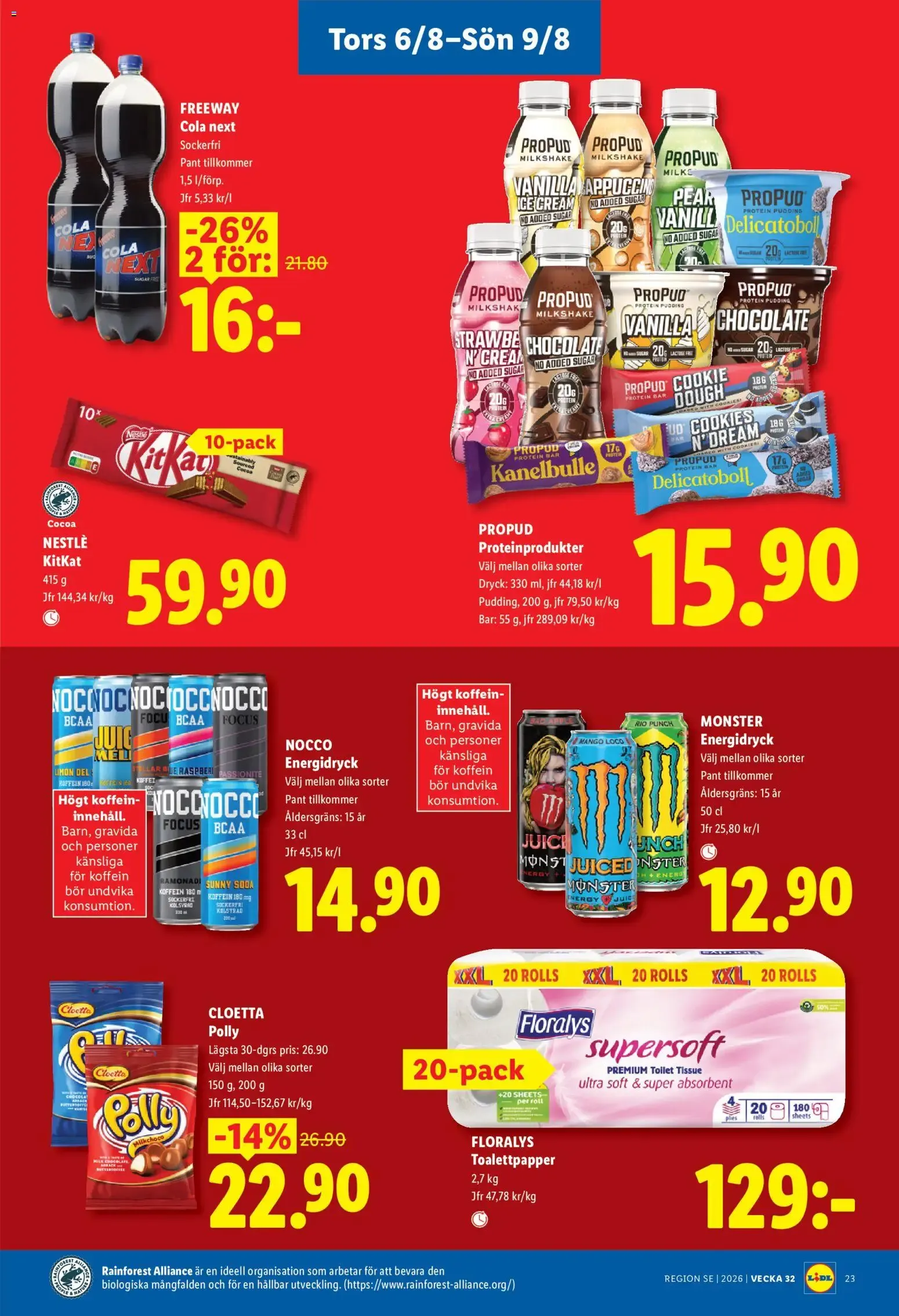 Lidl erbjudanden från 03/08/2026 - 09/08/2026 > Reklamblad nuvarande rabatter från 3 augusti till 9 augusti 2026 - Reklamblad sidor 26