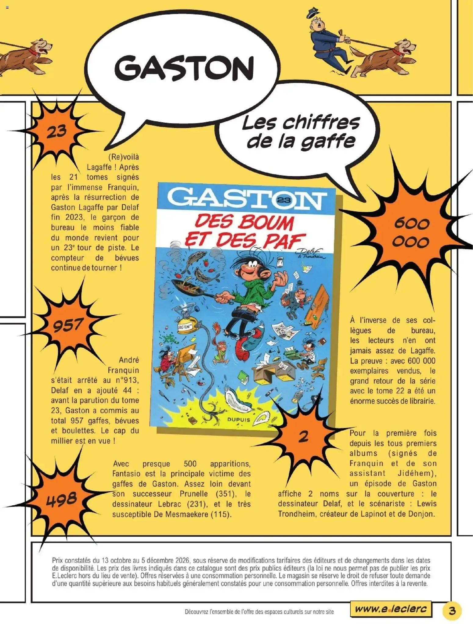 Espace Culturel E.Leclerc: Spécial BD & Manga du 13 octobre au 5 décembre 2026 - Catalogue page 3