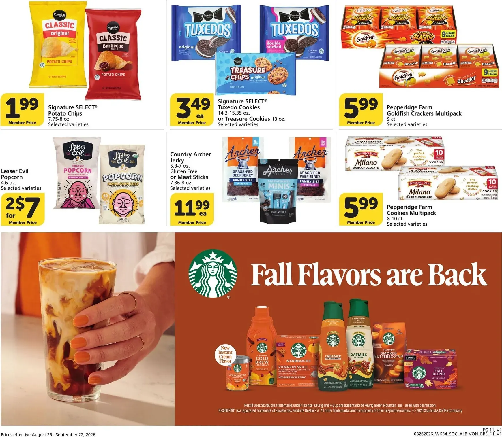 Weekly ad Current Vons - Big Book of Savings leaflet valid from Wednesday 08/26/2026 to Tuesday 09/22/2026 from August 26 to September 22 2026 - Page 11