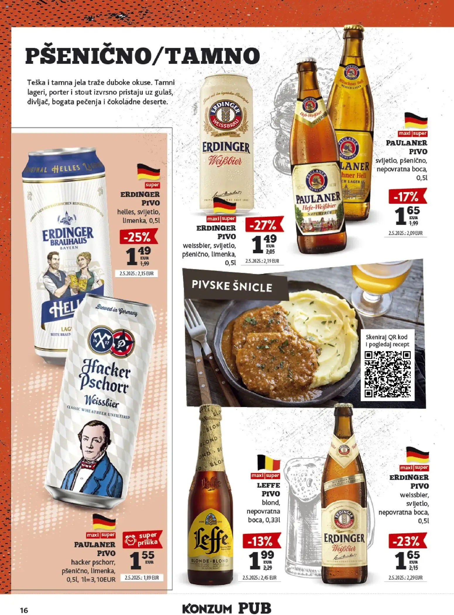Katalog Konzum Pub: Oferta de Cervezas od 14. rujna do 27. rujna 2026. - Pregled Stranica 16
