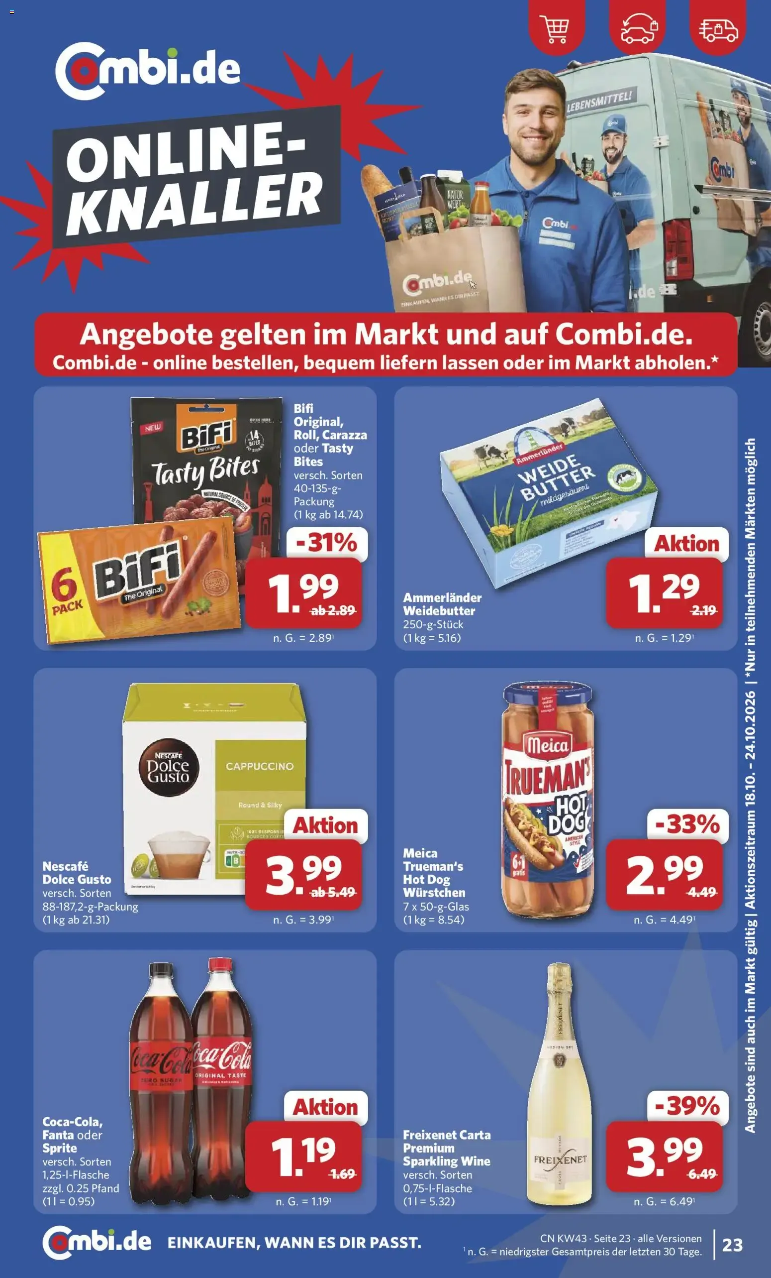 Combi Prospekt (ab 19.10.2026) zum Blättern von 19. Oktober bis 24. Oktober 2026 - Prospekt seite 23