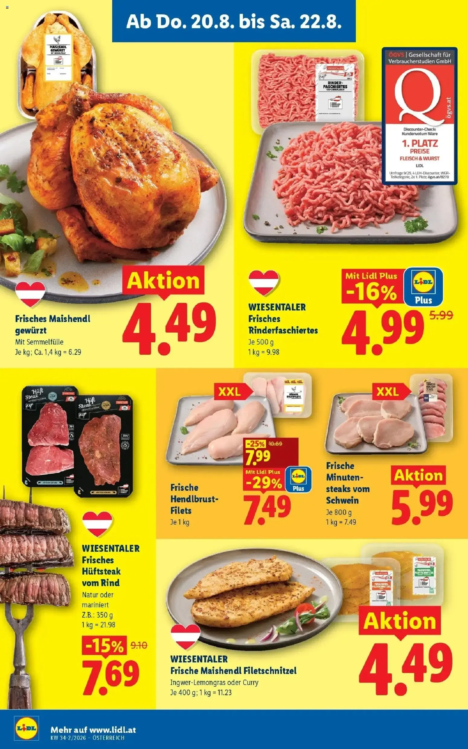 Lidl Plus - Österreichs günstigste Preise von 20. August bis 22. August 2026 - Flugblätt seite  8