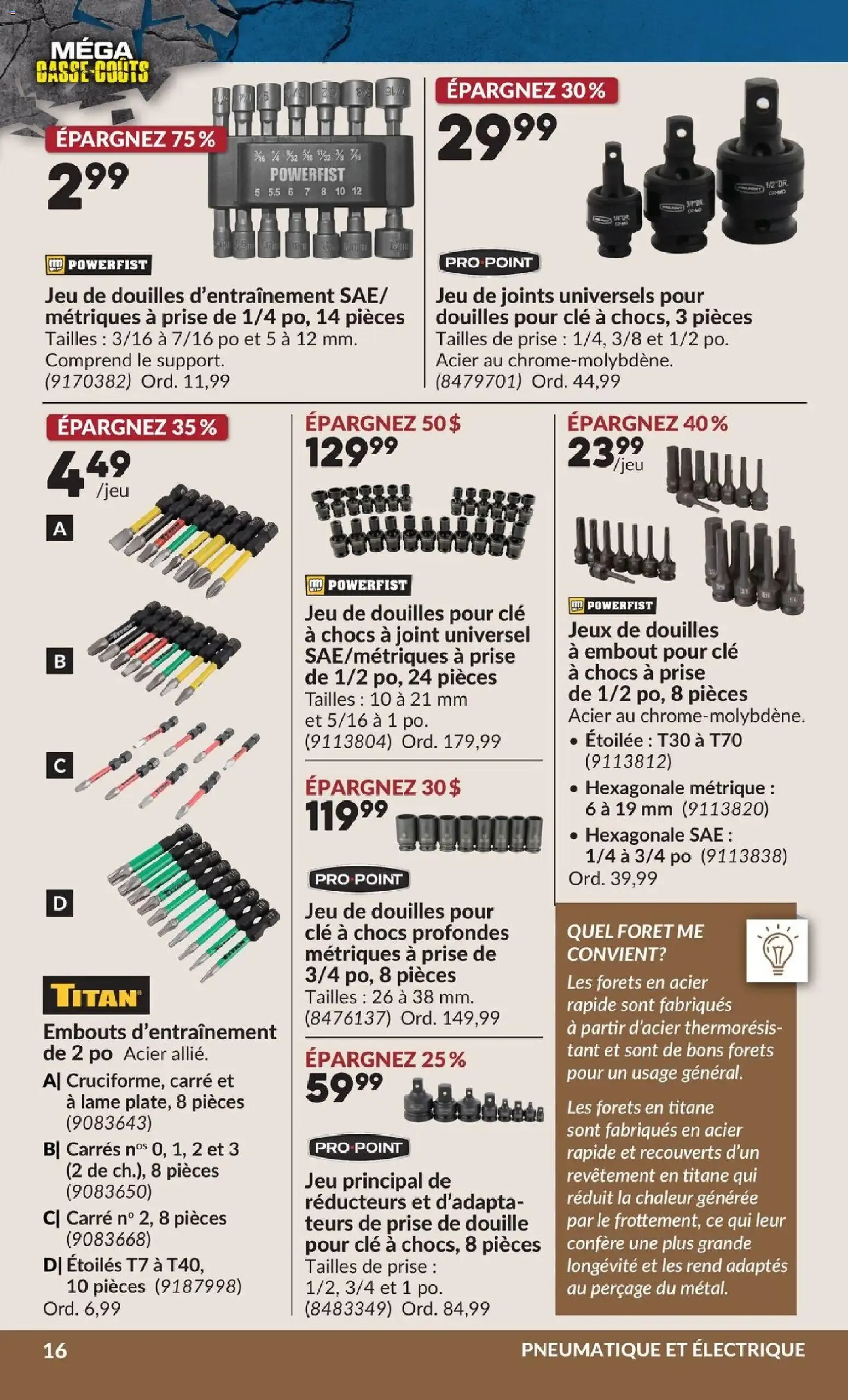 Princess Auto circulaire - 2 Semaines de Soldes ! from Sep 8, 2026 > weekly specials & deals from September 8 to September 20 2026 - flyer page 19