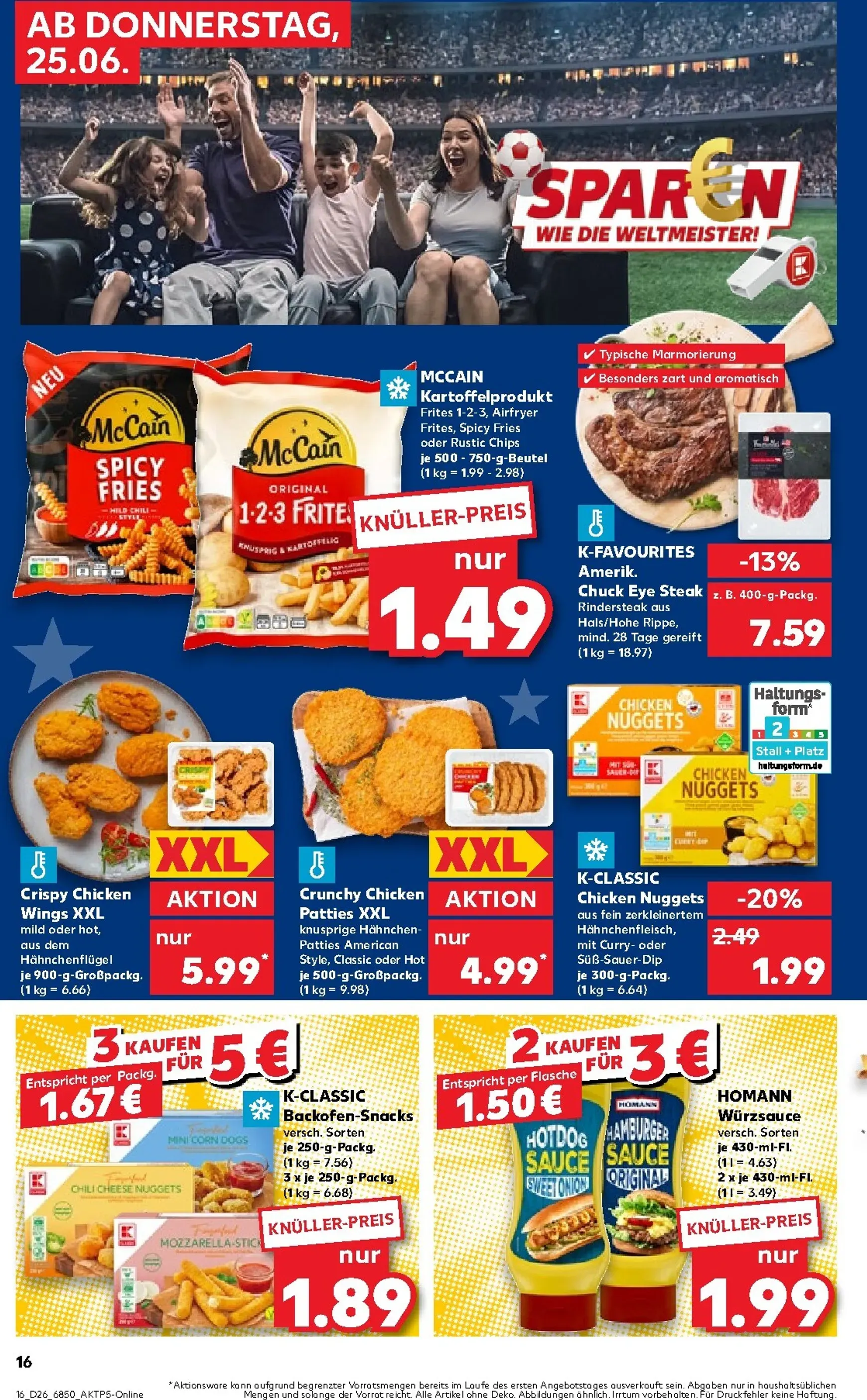Neuer Kaufland Prospekt – von Donnerstag 25.06.2026 bis Mittwoch 01.07.2026 von 25. Juni bis 1. Juli 2026 - Prospekt seite 17