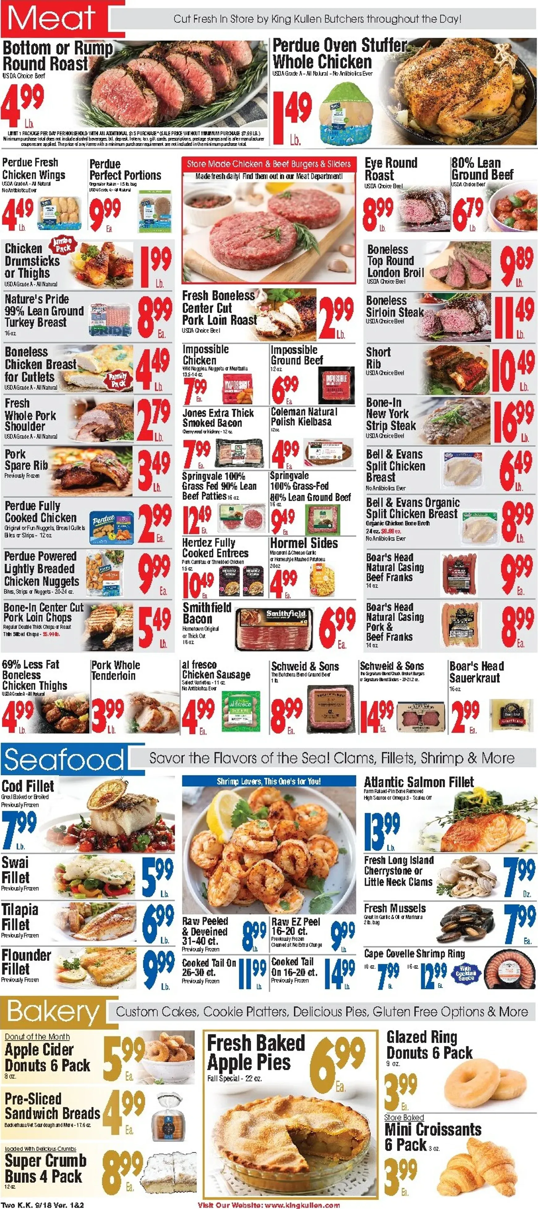 Weekly ad Current King Kullen leaflet valid from Friday 09/18/2026 to Thursday 09/24/2026 from September 18 to September 24 2026 - Page 2