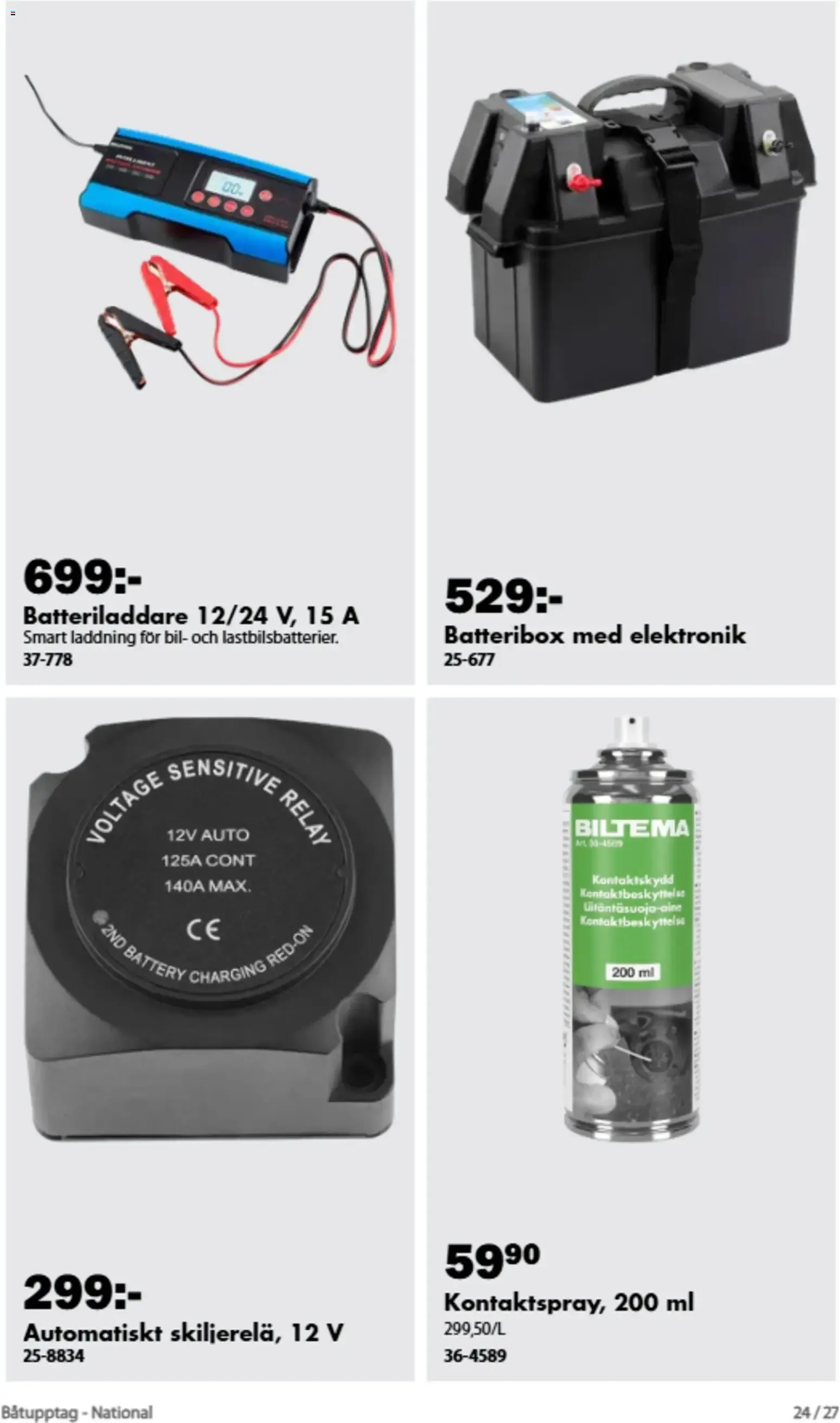 Biltema erbjudanden Båtupptag från 01/09/2026 - 30/09/2026 > Reklamblad nuvarande rabatter från 1 september till 30 september 2026 - Reklamblad sidor 12
