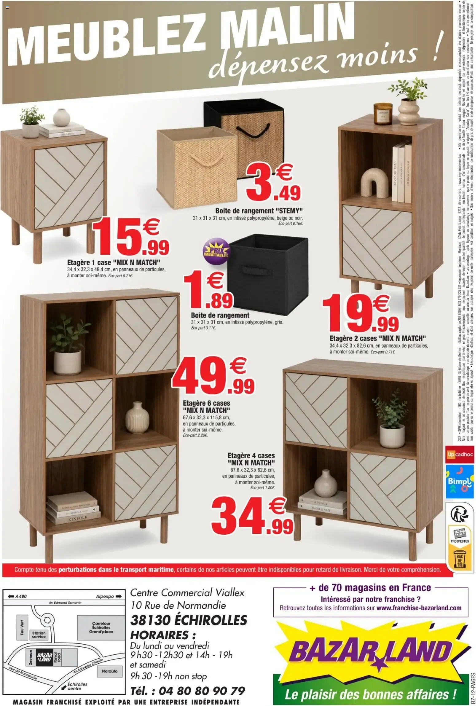 Bazar Land - C'est bientôt la rentrée! Nos promotions du 19 août au 30 août 2026 - Catalogue page 12