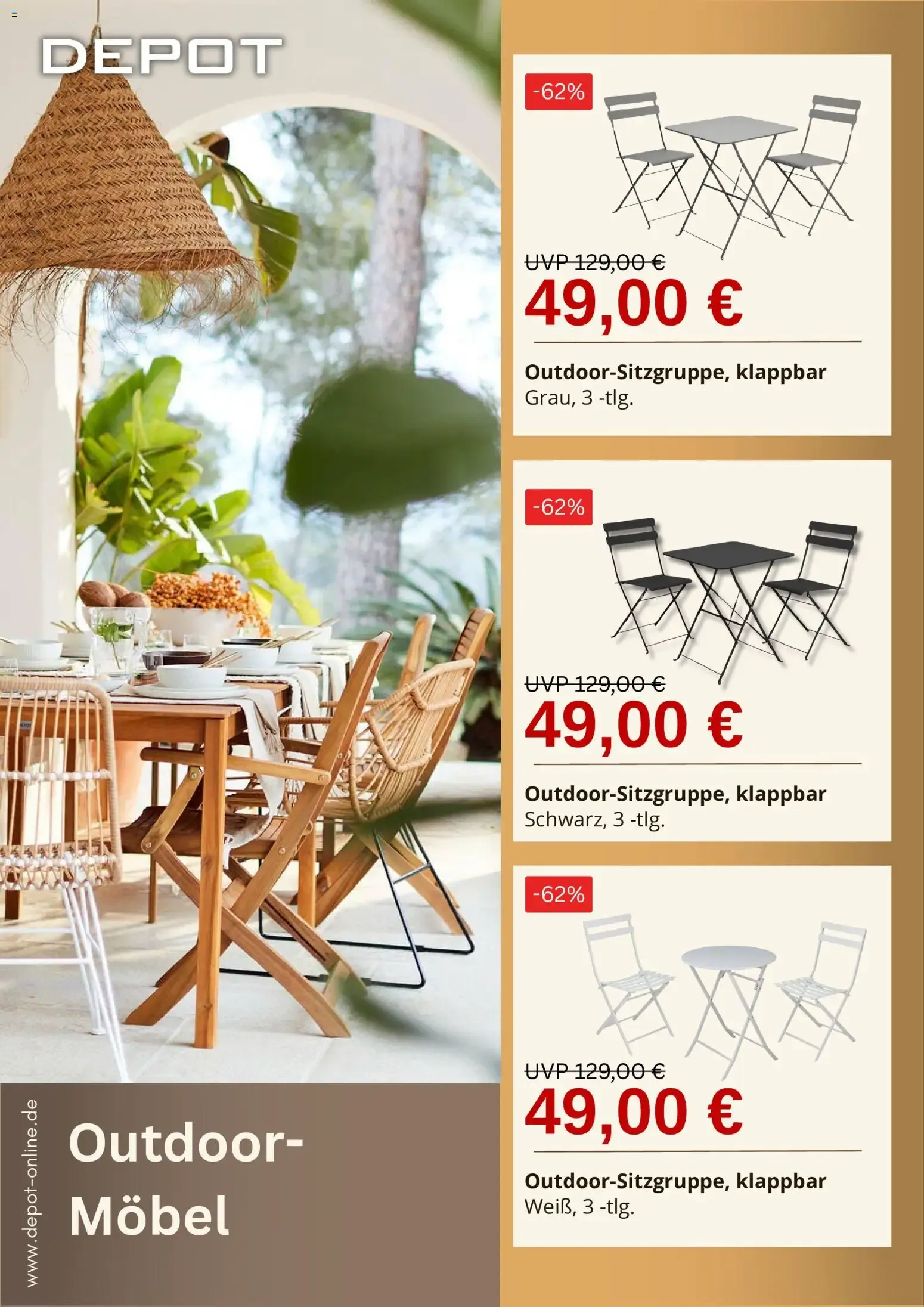 DEPOT Dein Sommer TRENDS Outdoor-Möbel von 29. Juli bis 31. August 2026 - Prospekt seite 5
