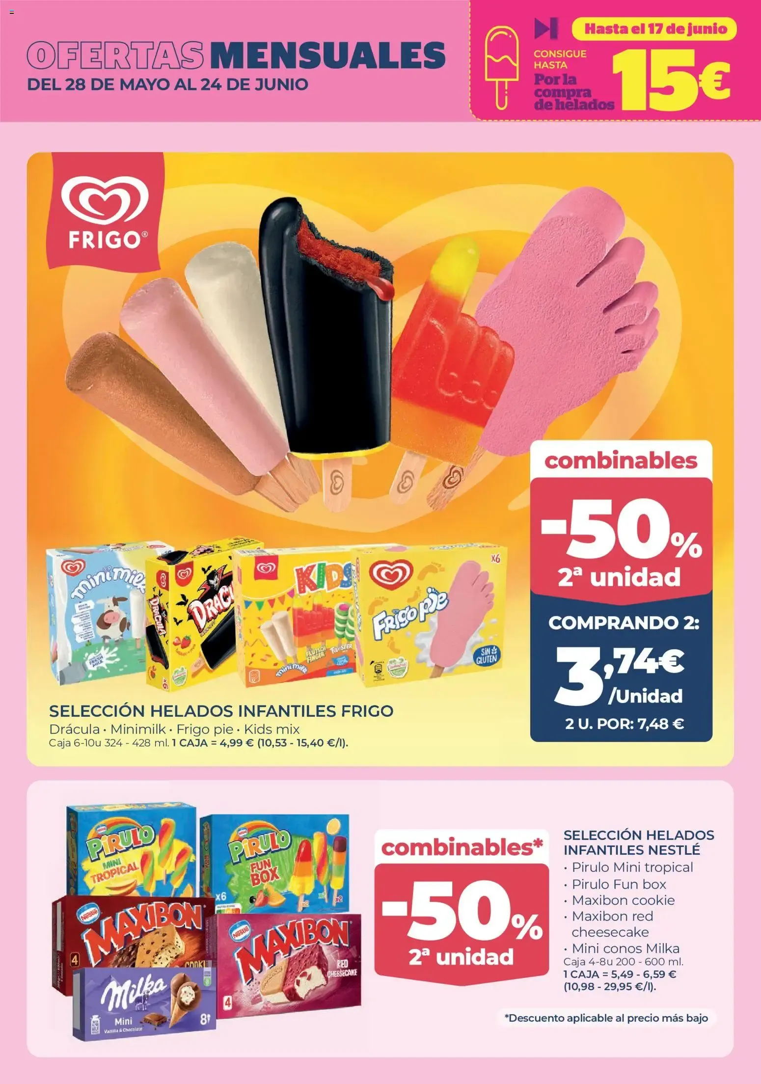 Catálogo de La Sirena: Un Verano Lleno de Hits - Ofertas en Helados y Sorbetes 11 de junio al 24 de junio 2026 - Página 7