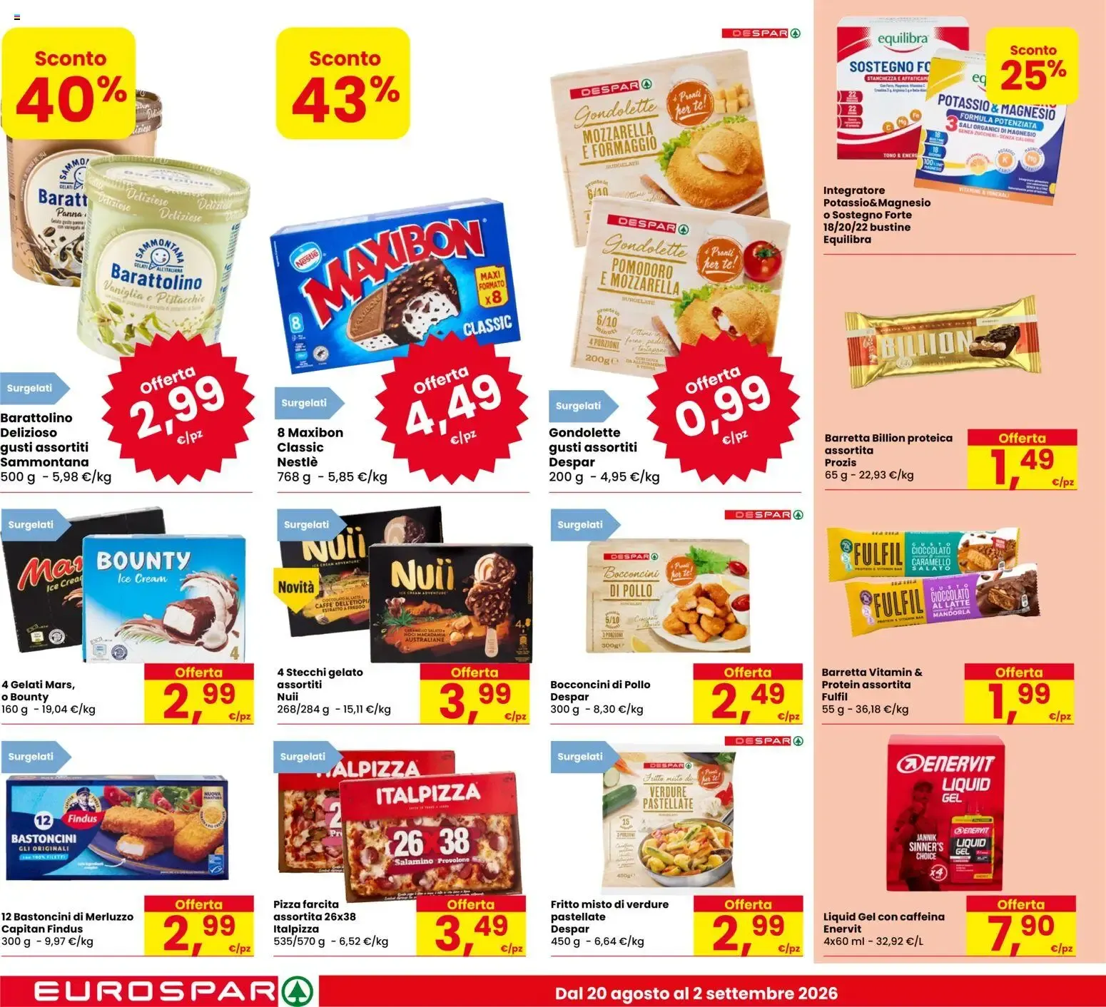 Eurospar: Il gusto del risparmio! da 20 agosto a 2 settembre di 2026 - Pagina del volantino 6