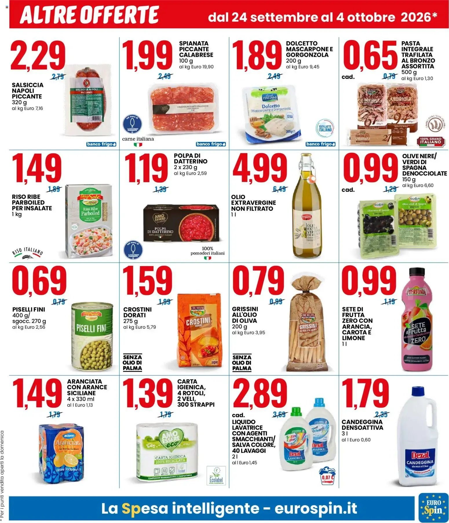 Volantino Eurospin dal 24/09/2026 > Nuovo Offerte > Anteprima da 24 settembre a 4 ottobre di 2026 - Pagina del volantino 13