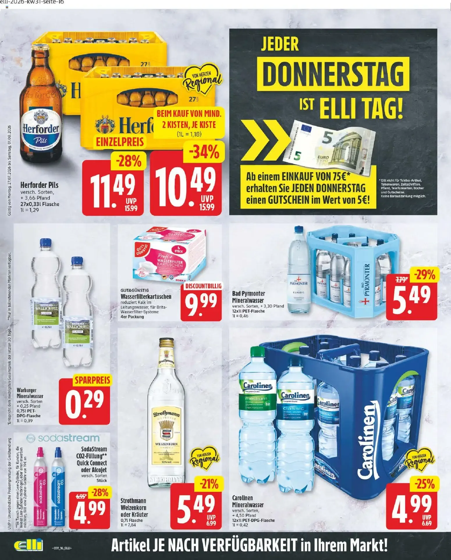 Elli Markt Prospekt vom 27.07.2026 – Angebote online von 27. Juli bis 1. August 2026 - Prospekt seite 19
