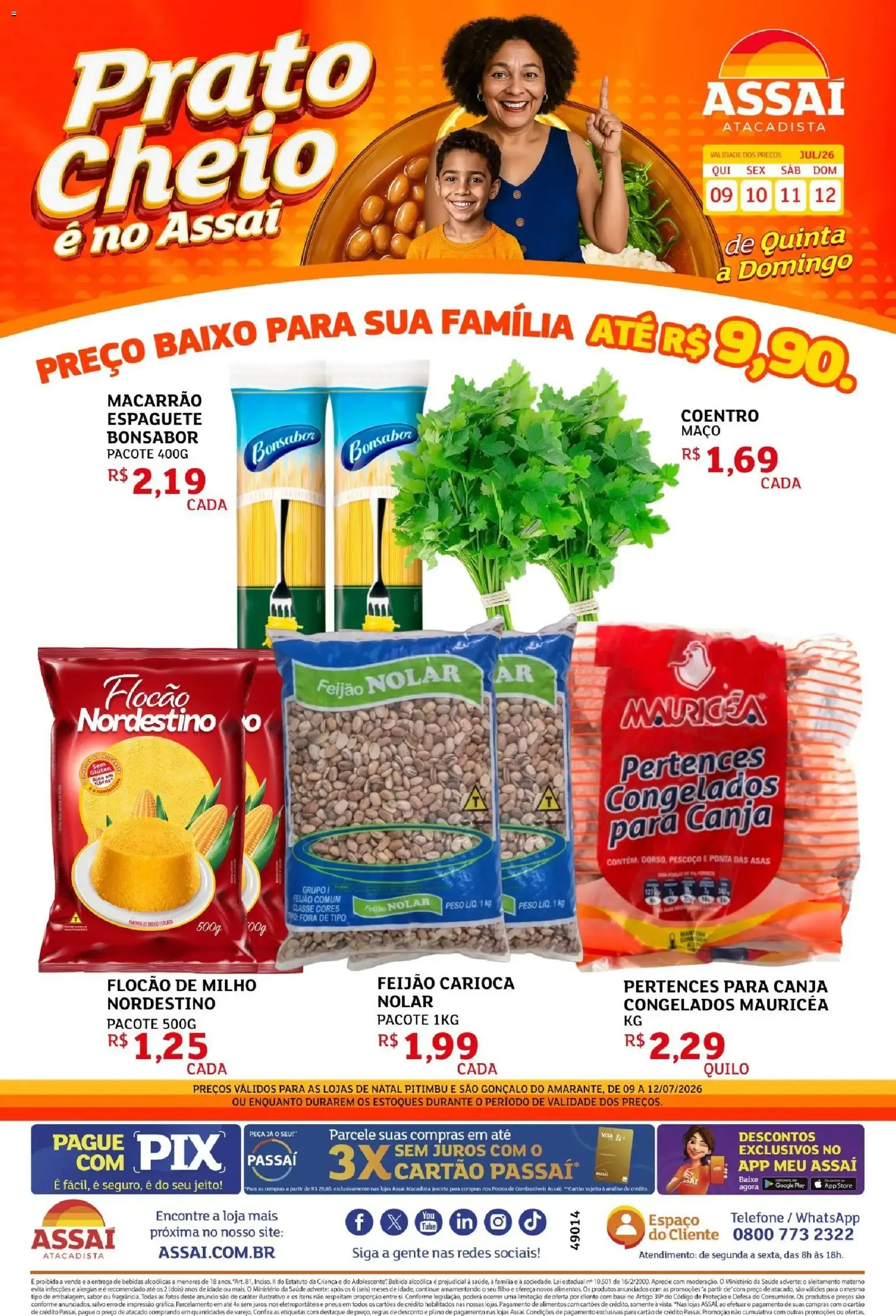 Assaí Atacadista ofertas - RN de 09/07/2026 | Promoções Online