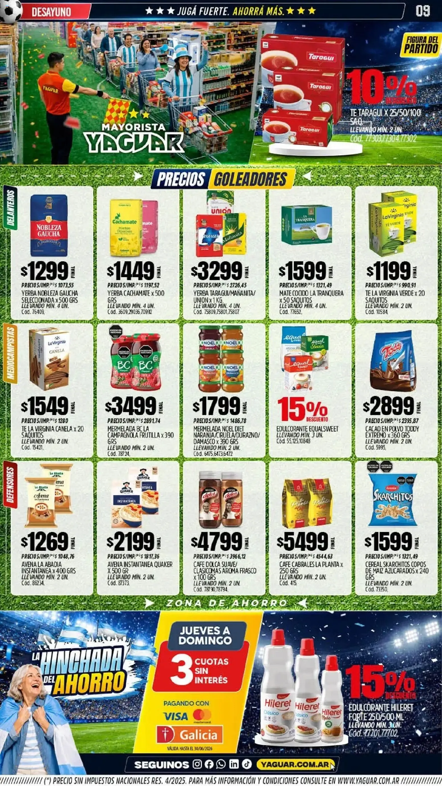 Ofertas de Mayorista Yaguar - La Hinchada del Ahorro 15 de junio al 20 de junio 2026 - Página 8 del catálogo