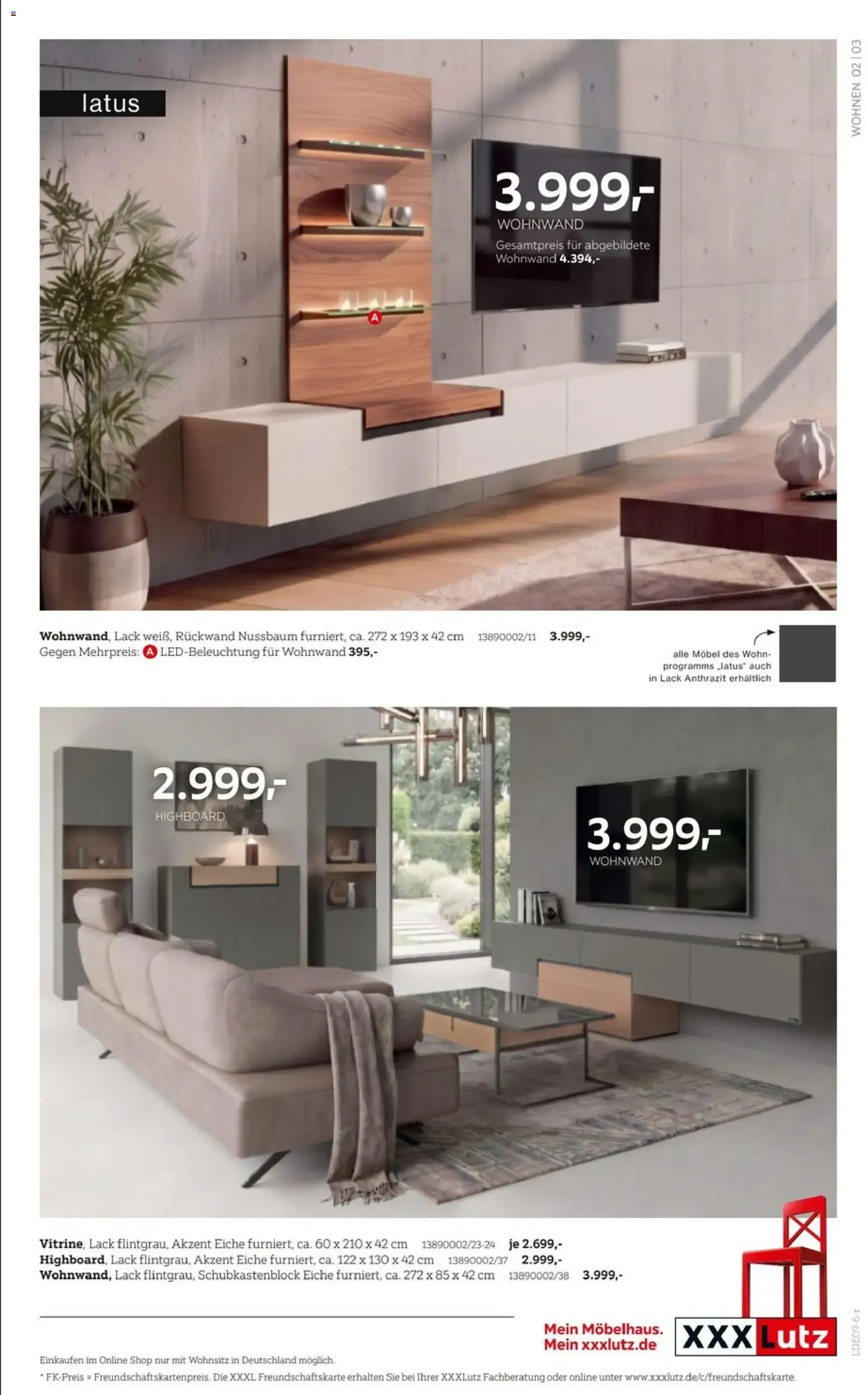 XXXLutz hülsta Design für guten Geschmack von 22. August bis 5. September 2026 - Prospekt seite 3
