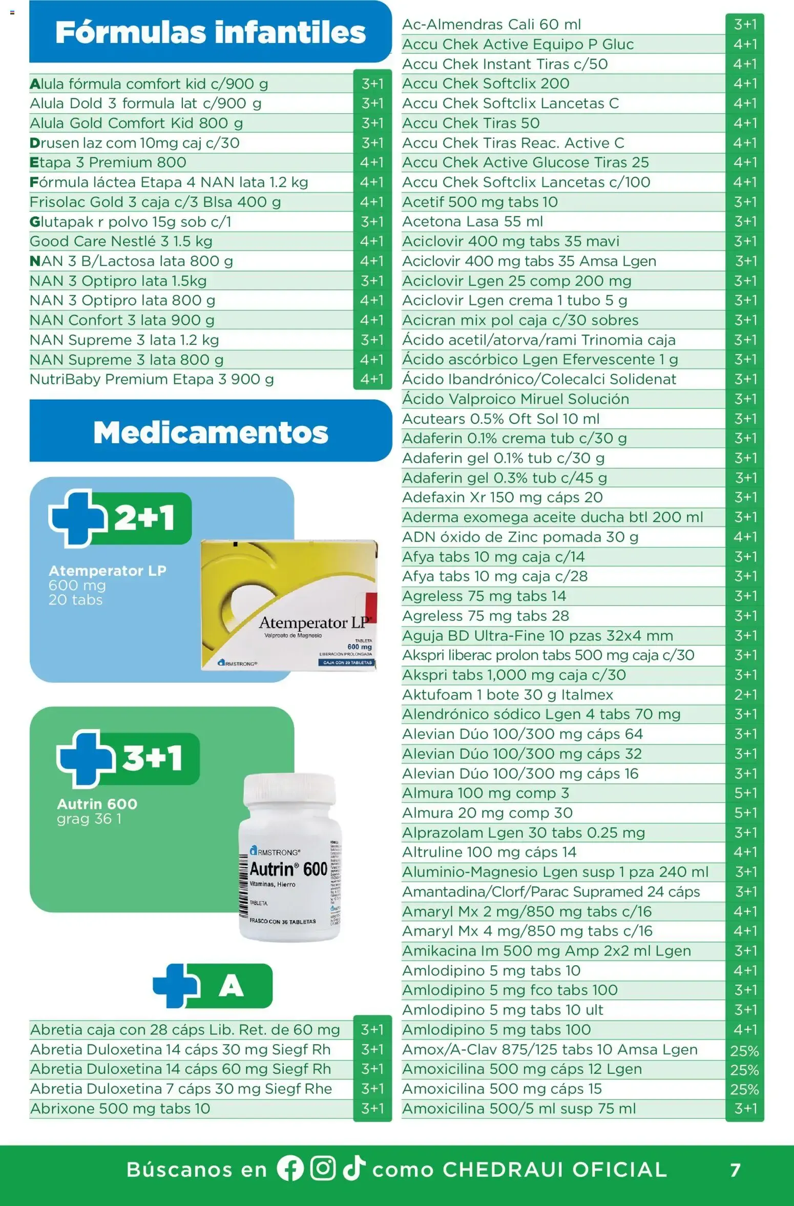 Catálogo de Chedraui folleto Plan de farmacia (01/07/2026 - 30/09/2026) - catálogo en línea 1 de julio al 30 de septiembre 2026 - Pagina 7