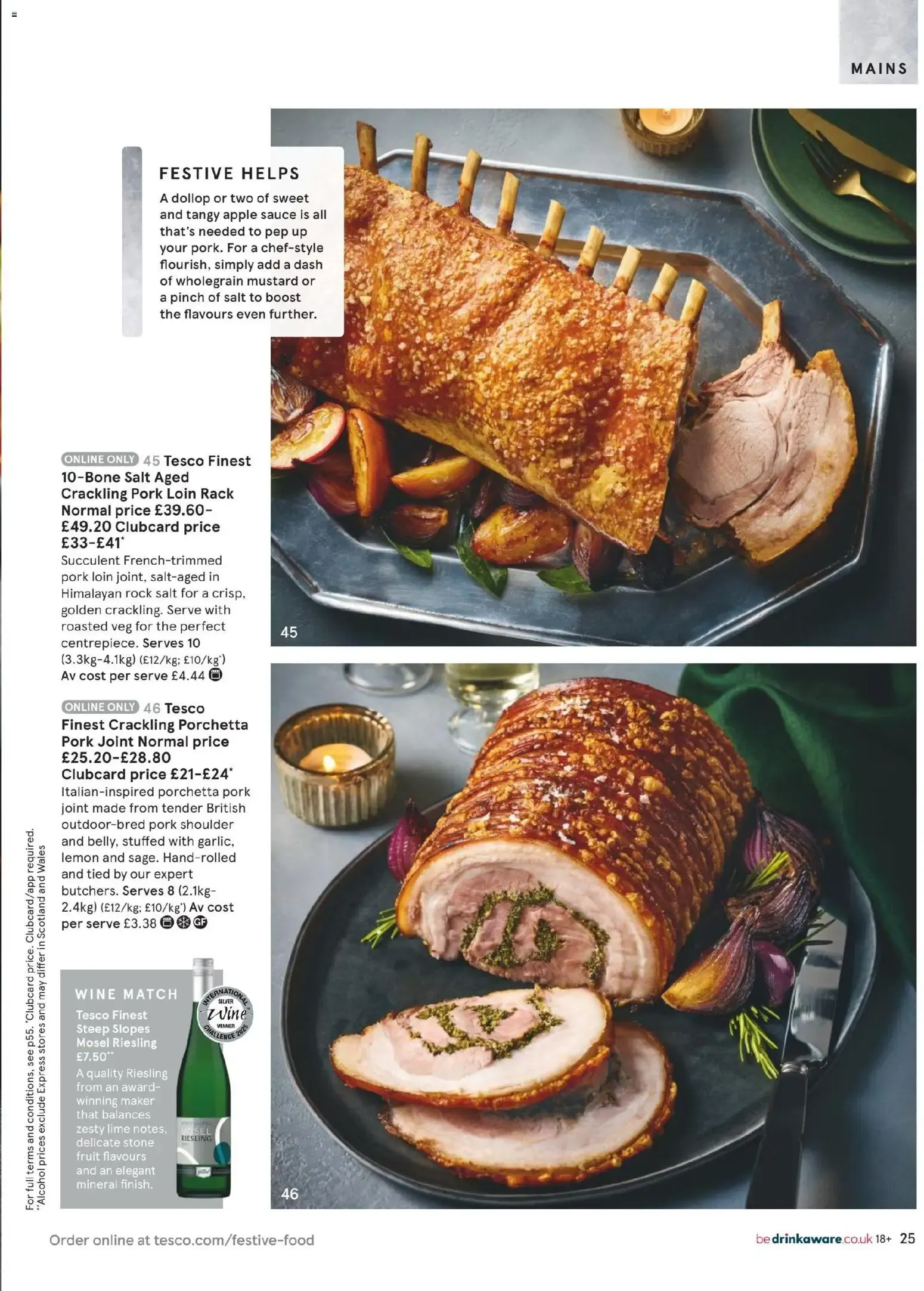 TESCO finest Festive Food to Order from 4 November to 31 December 2026 - Catalogue Page 25