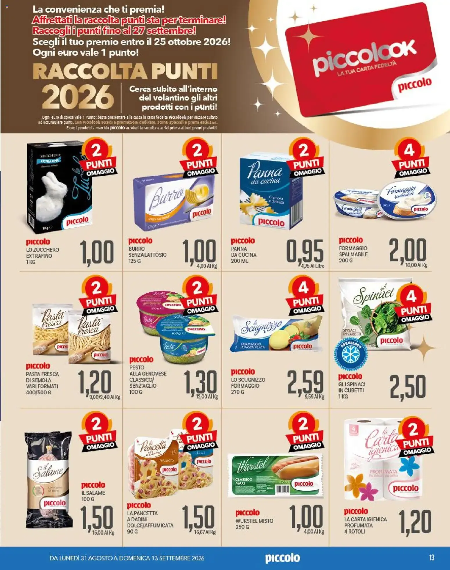 Rientro Conveniente da 31 agosto a 13 settembre di 2026 - Pagina del volantino 13