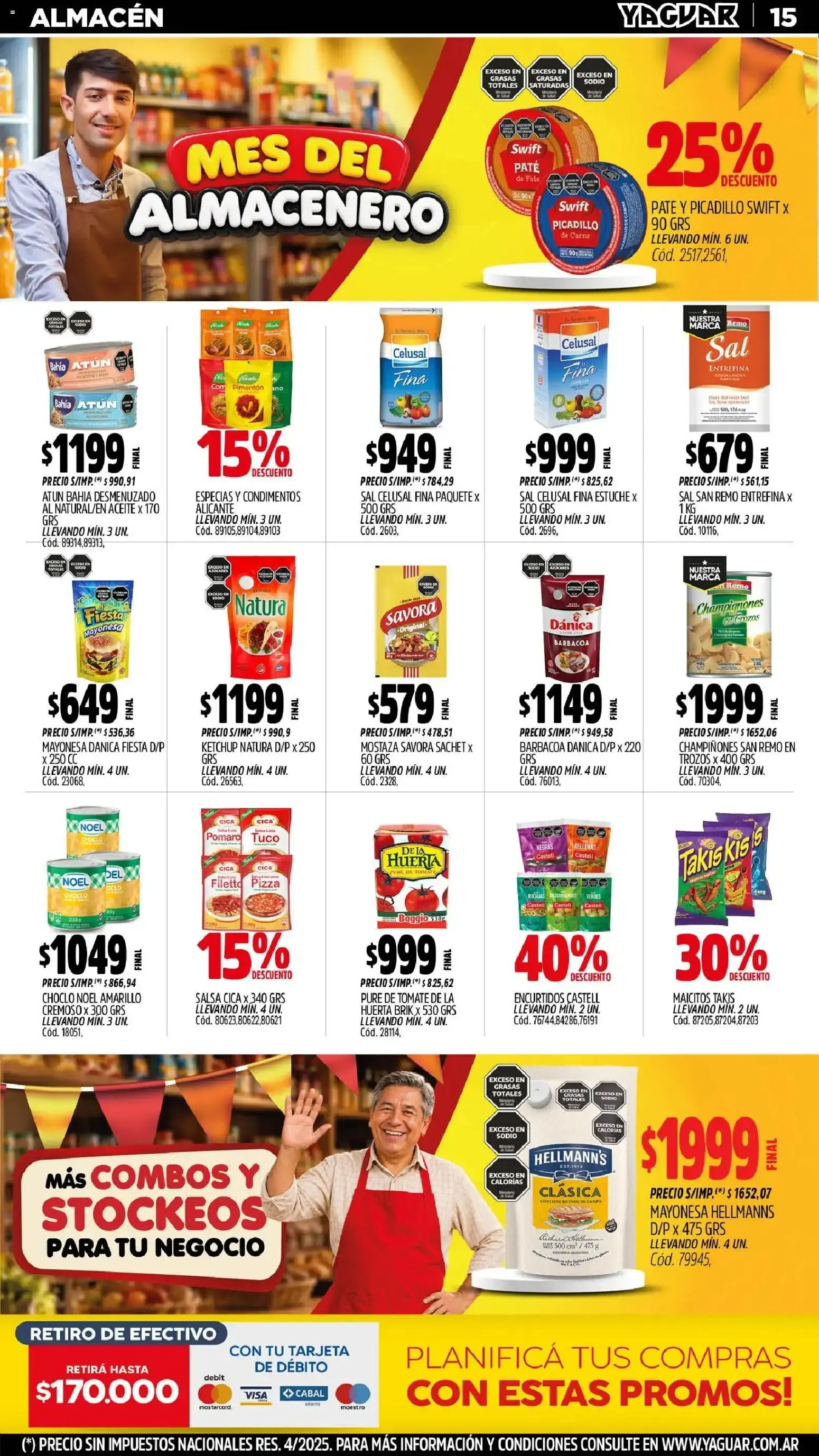 Ofertas de Mayorista Yaguar - Mes del Almacenero 31 de agosto al 6 de septiembre 2026 - Página 15 del catálogo