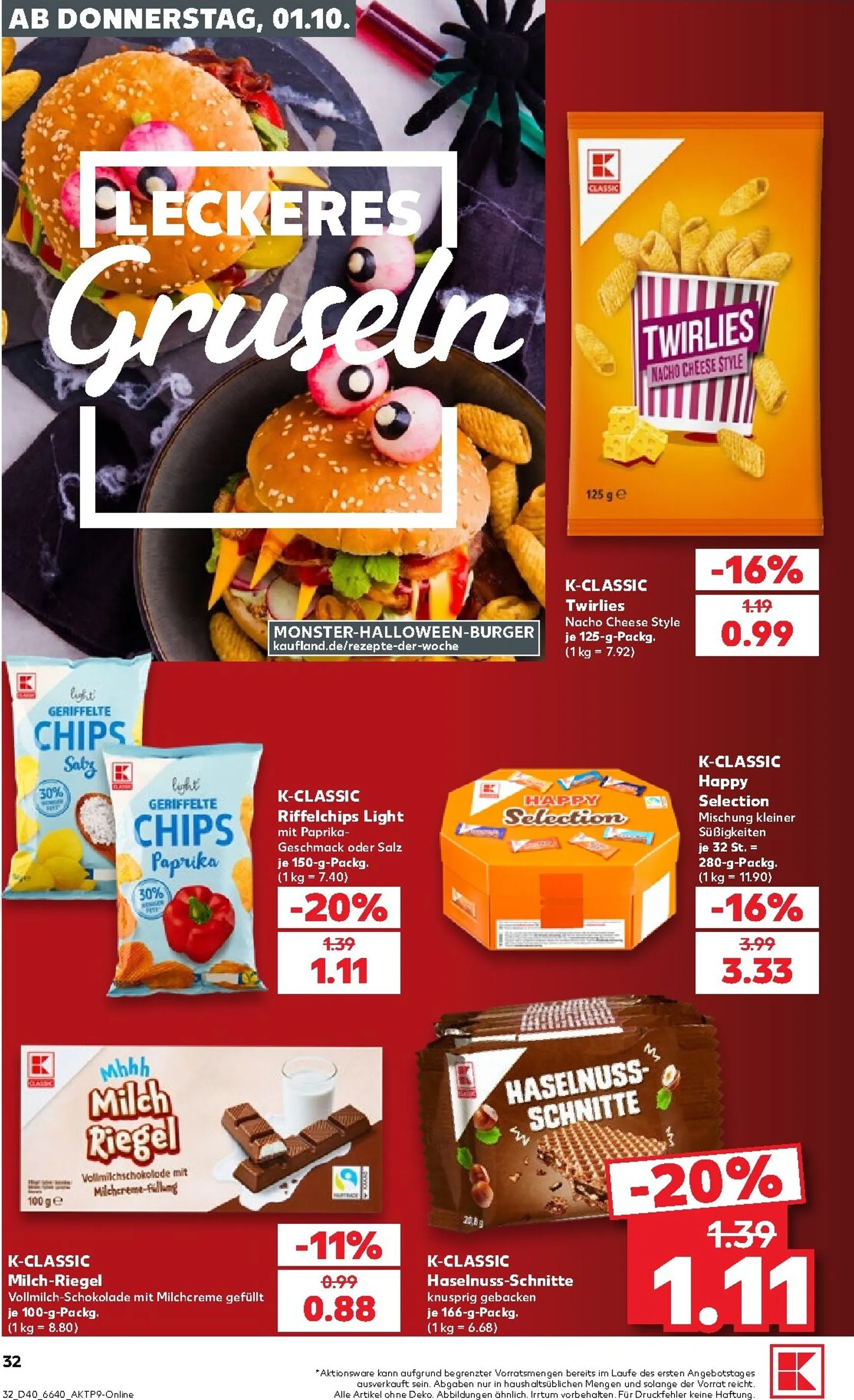 Neuer Kaufland Prospekt – von Donnerstag 01.10.2026 bis Mittwoch 07.10.2026 von 1. Oktober bis 7. Oktober 2026 - Prospekt seite 33