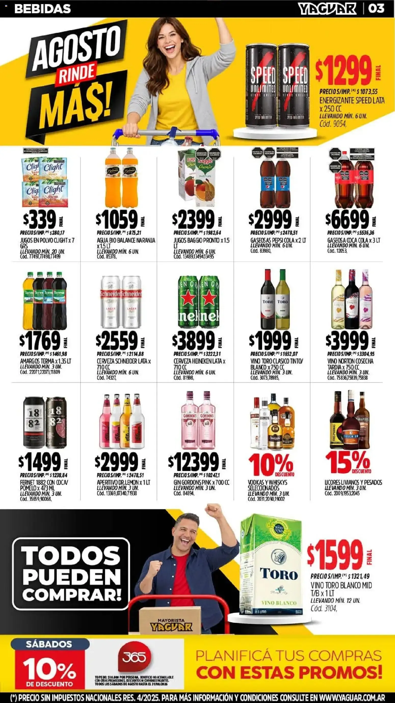Ofertas de Yaguar - Oferta Semanal General Roca del 24/08/2026 - 29/08/2026 24 de agosto al 29 de agosto 2026 - Página 3 del catálogo