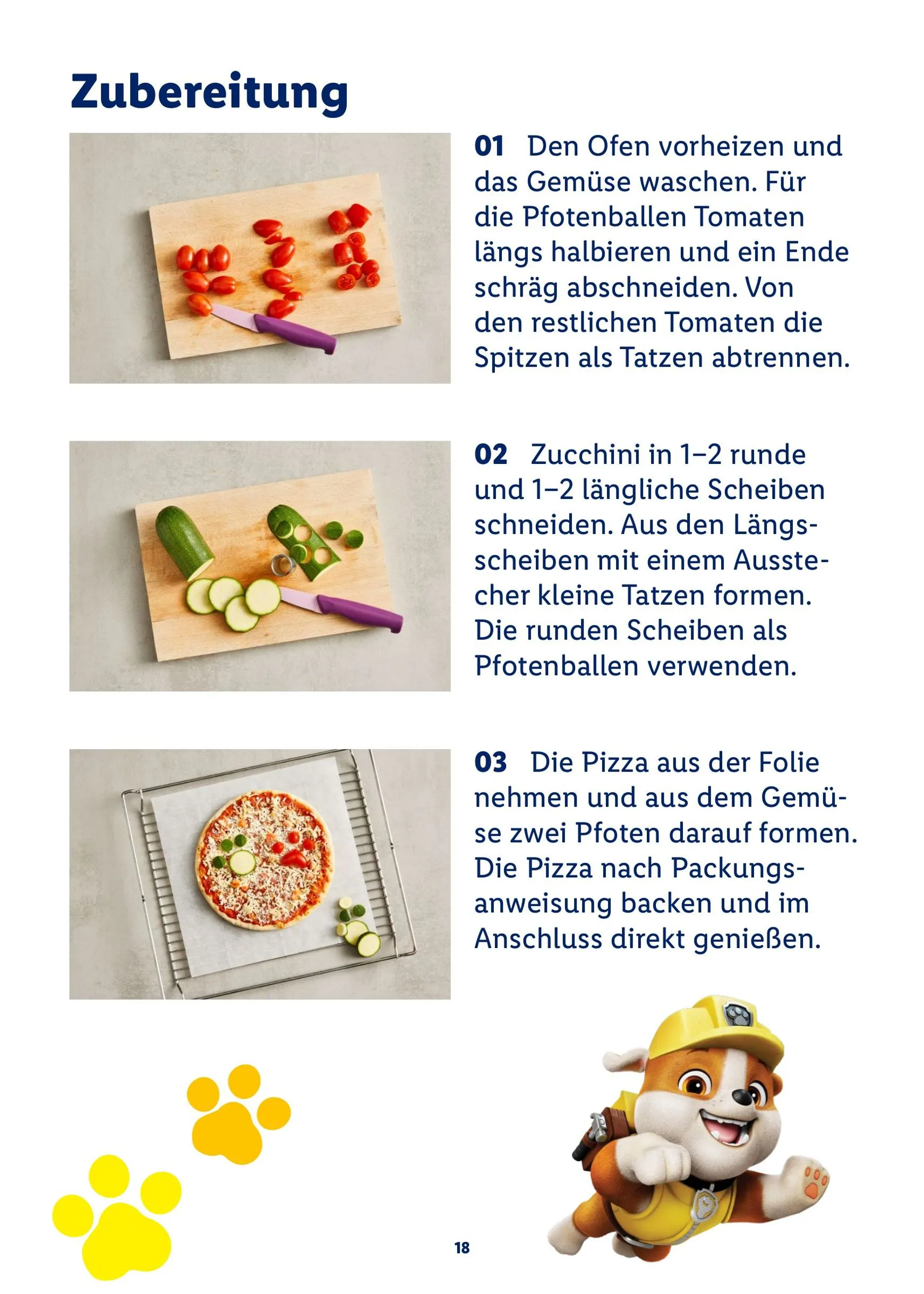 PAW Patrol Rezeptheft von 20. Juli bis 23. August 2026 - Prospekt seite 18
