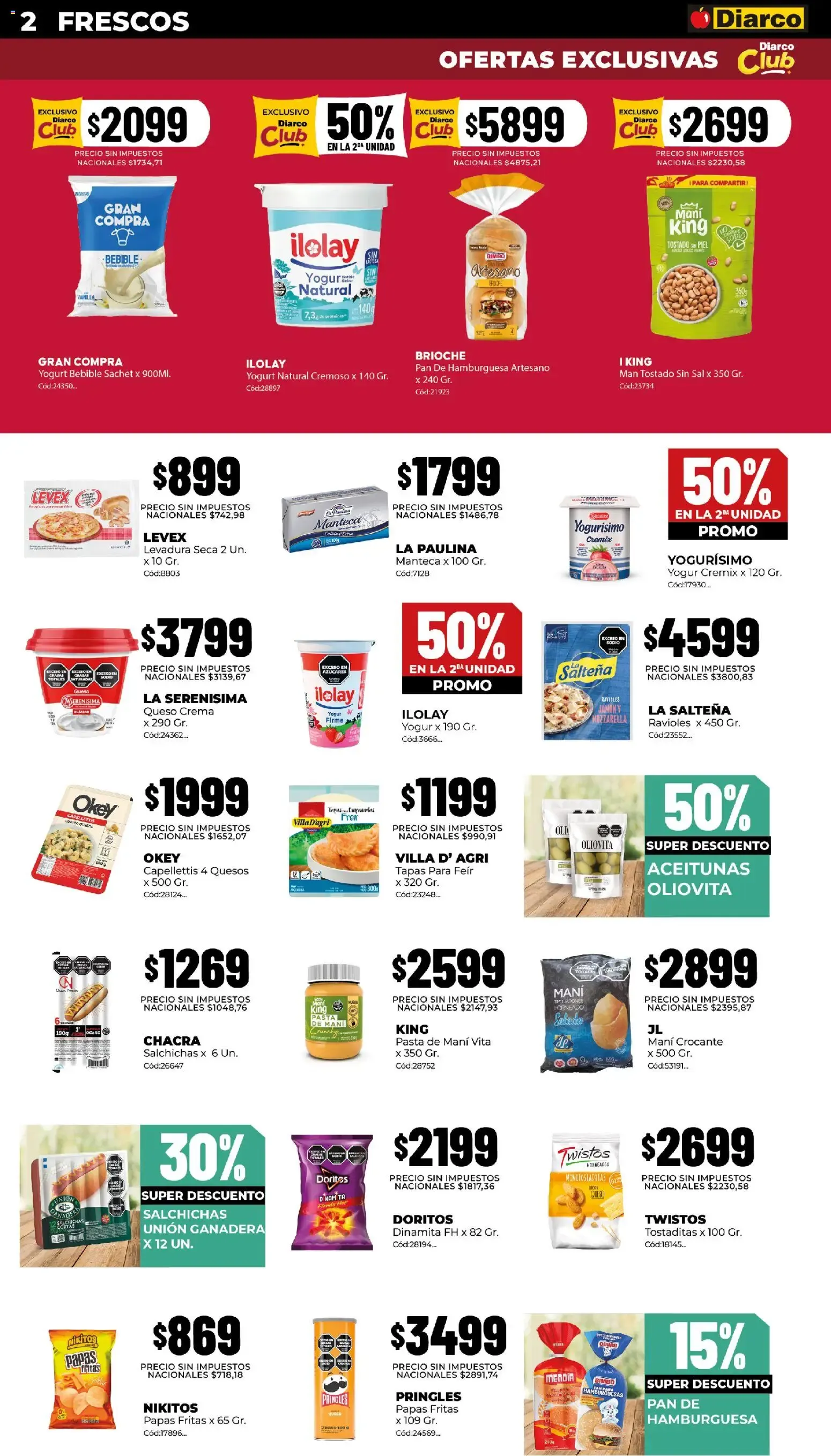 Ofertas de Diarco - ¡TODOS PUEDEN COMPRAR POR UNIDAD O CANTIDAD! 3 de agosto al 7 de agosto 2026 - Página 2 del catálogo