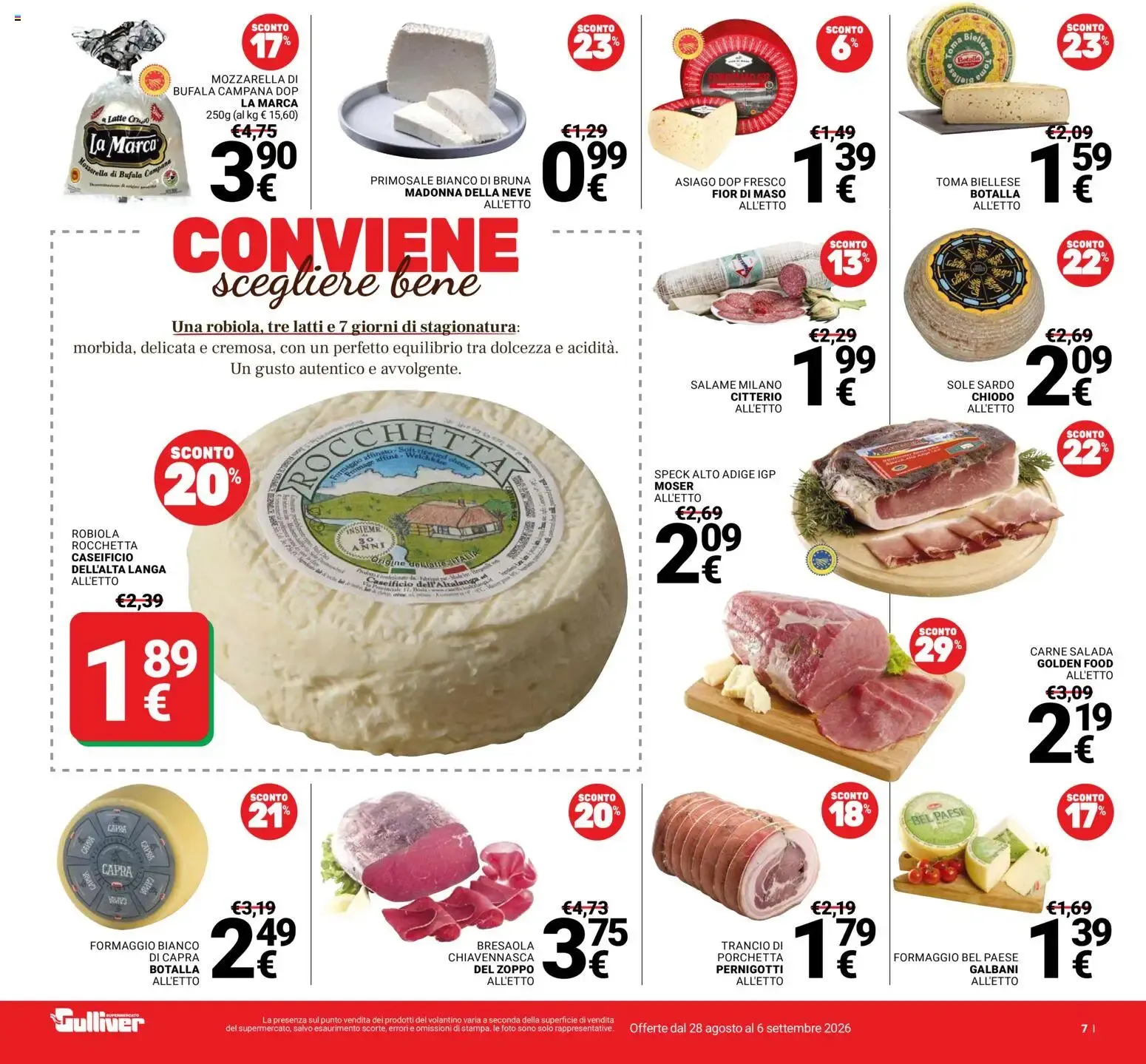 Nuovo Gulliver volantino dal 28/08/2026 > offerte anteprima 🛍️ da 28 agosto a 6 settembre di 2026 - Pagina del volantino 7