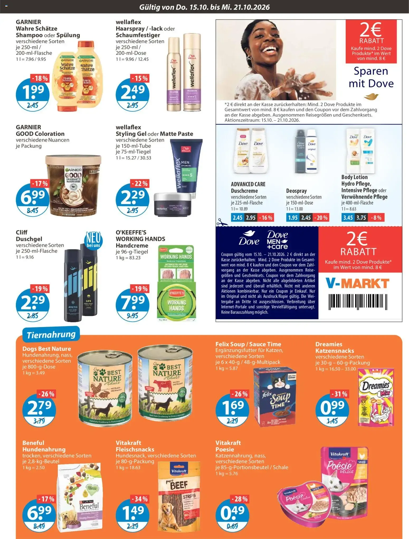 Angebote V-Markt Angebote (ab 15.10.2026) von 15. Oktober bis 21. Oktober 2026 - Prospekt seite 11