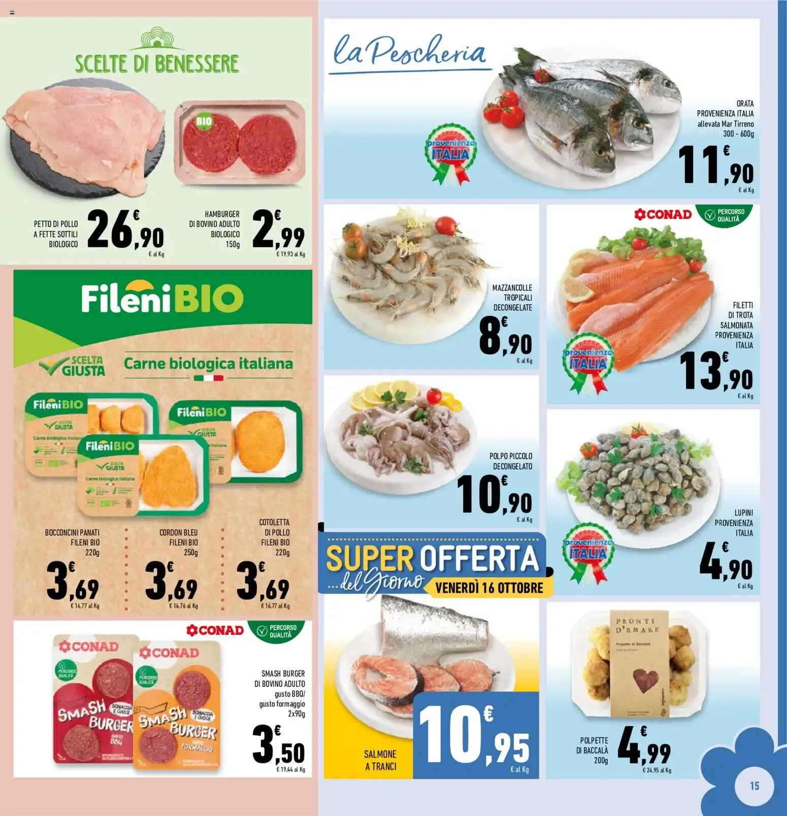 Anteprima volantino Conad dal 07/10/2026 prossima settimana da 7 ottobre a 18 ottobre di 2026 - Pagina del volantino 15
