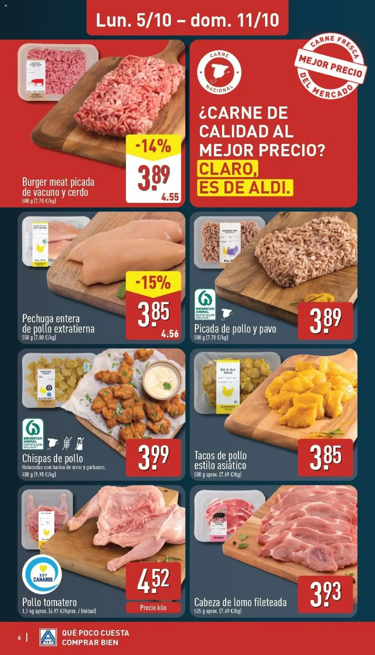 Catálogo de Aldi folleto Canarias del 05/10/2026 | Catálogo 5 de octubre al 11 de octubre 2026 - Página 6