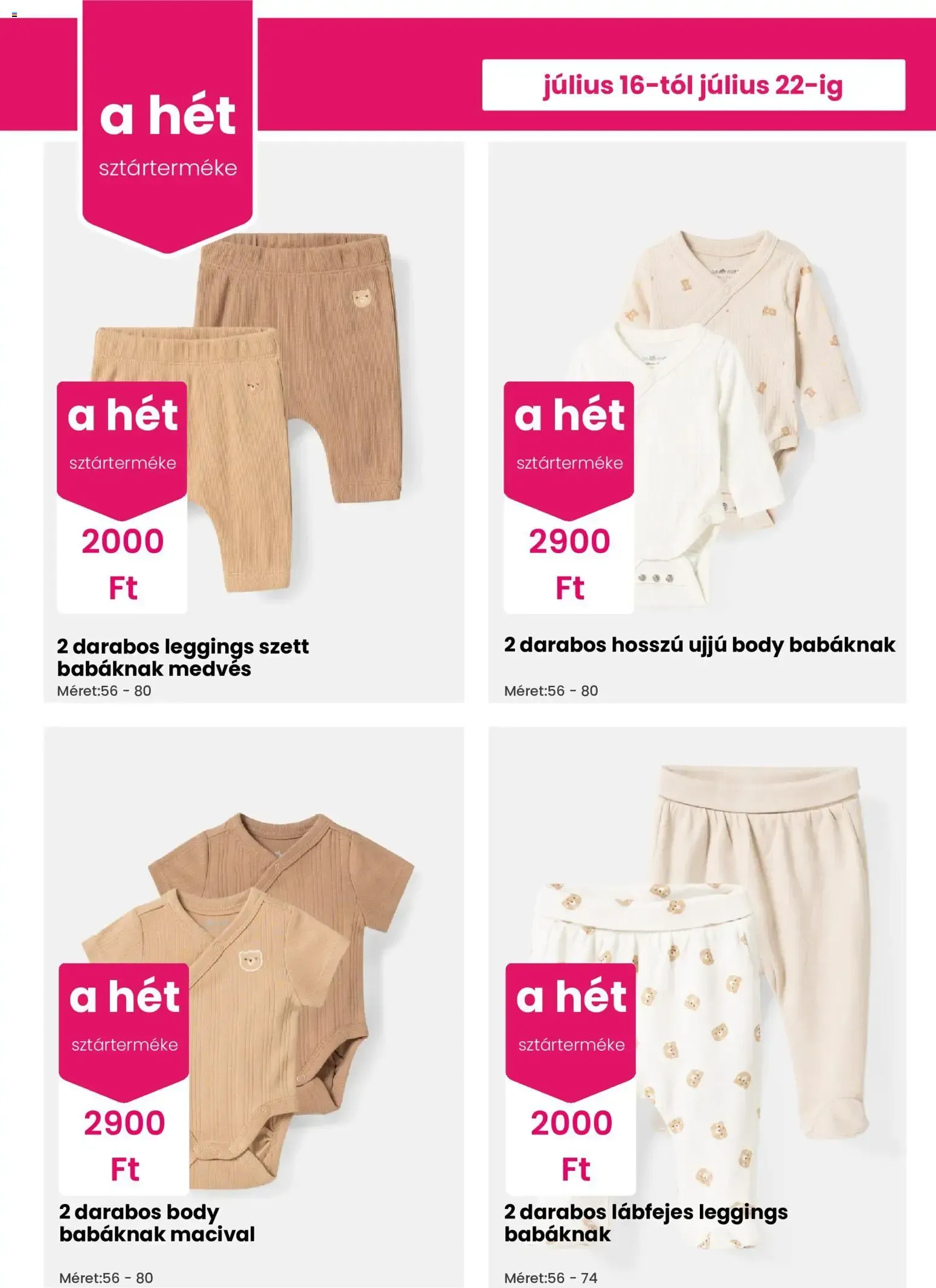 Katalógus Pepco: Colección Algodón Orgánico para bebés július 16.-tól július 22.-ig 2026. - Oldal 2