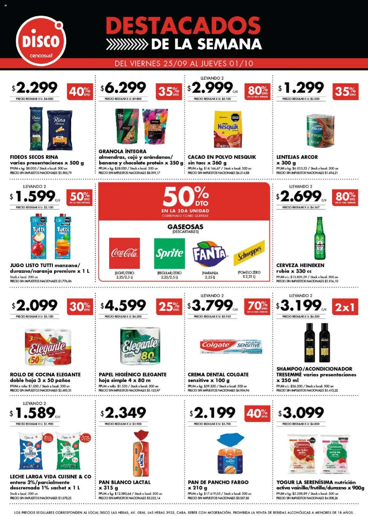Ofertas de Disco - Destacados de la Semana 25 de septiembre al 1 de octubre 2026 - Página 1 del catálogo
