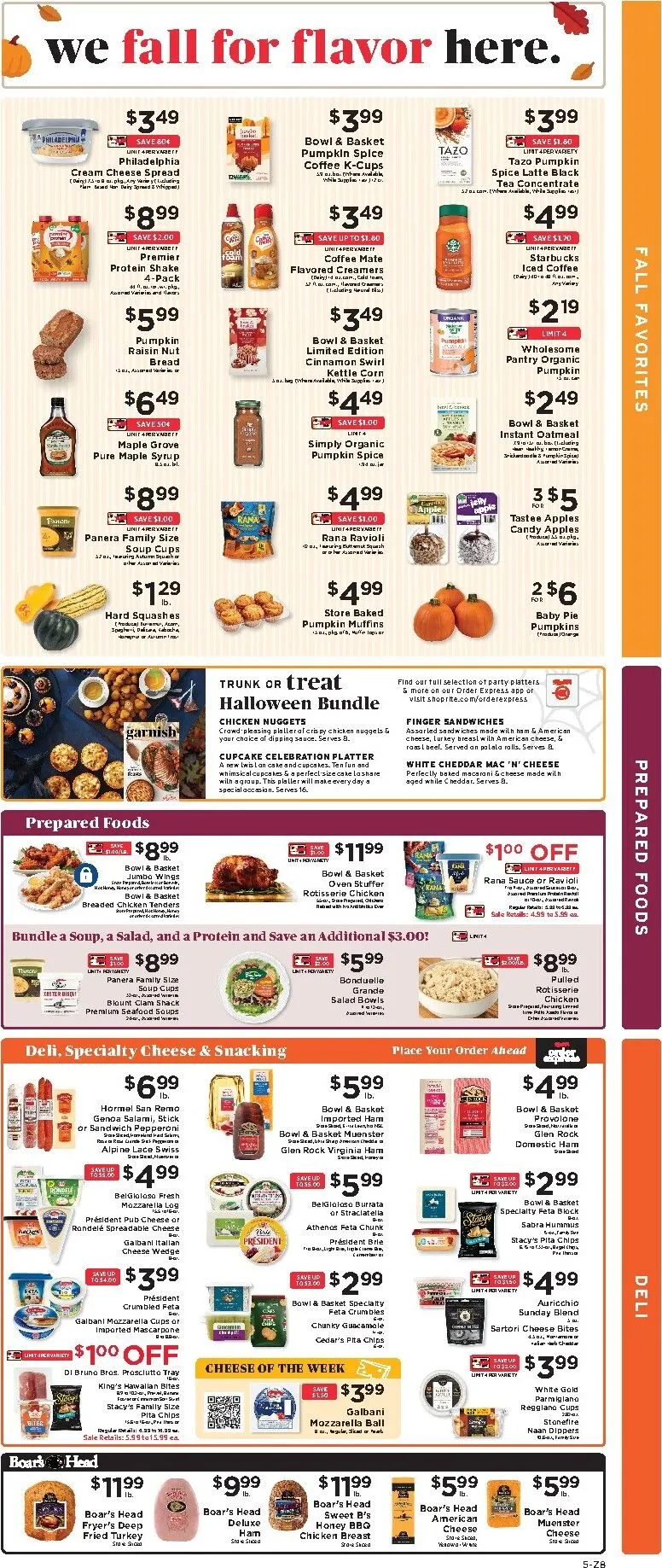 Weekly promotion Current ShopRite leaflet valid from Friday 10/16/2026 to Thursday 10/22/2026 spanning from October 16 to October 22 2026 - Page 6 for Catalogue 365